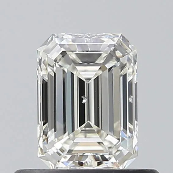 0.51ct Emerald Natural Diamond (Colour J, Clarity SI1, GIA Certified)