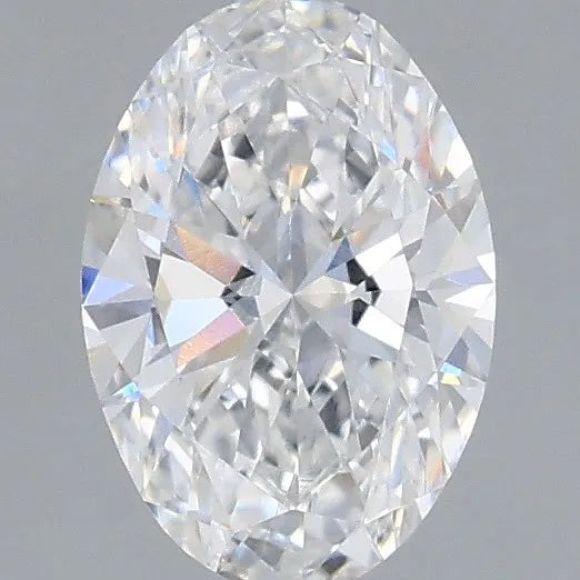0.57ct Oval Lab Grown Diamond (Colour D, Clarity VVS2, IGI Certified)