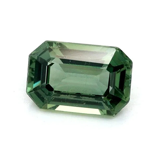 0.64ct Emerald Natural Sapphire (Colour Green, Clarity Eye Clean, Cut Faceted)