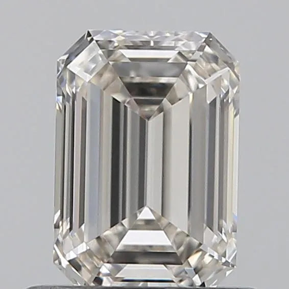 0.71ct Emerald Natural Diamond (Colour J, Clarity IF, Cut EX, GIA Certified)