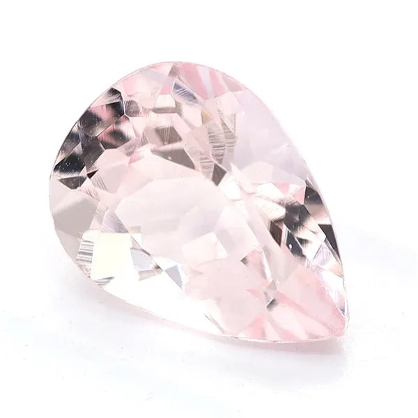 1.08ct Pear Natural Morganite (Colour Pink, Clarity Eye Clean, Cut Faceted)