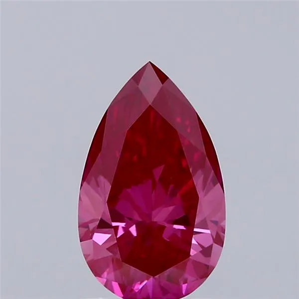 1.10ct Pear Lab Grown Diamond (Colour Fancy Deep Pink, Clarity VVS2, IGI Certified)