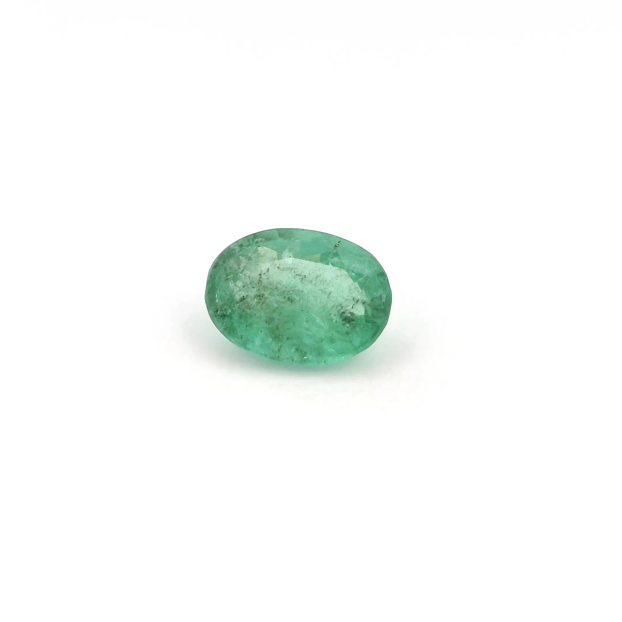 1.13ct Oval Natural Emerald (Colour Green, Clarity Slightly Included, Cut Faceted)