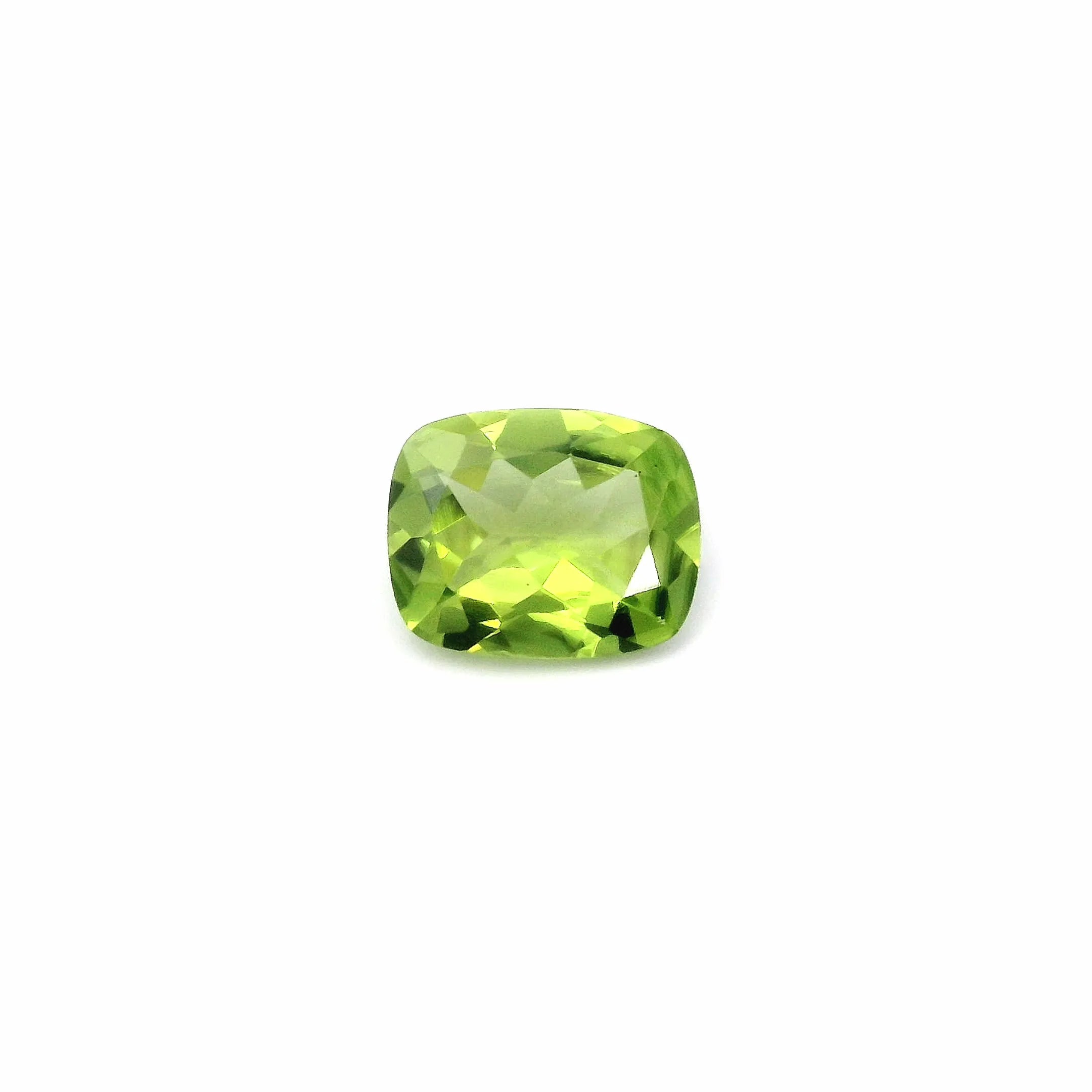 2.71ct Cushion Natural Peridot (Colour Green, Clarity Slightly Included, Cut Faceted)