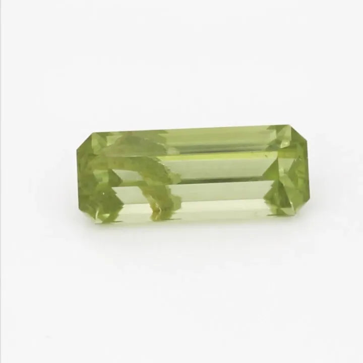 3.57ct Emerald Natural Peridot (Colour Green, Clarity Slightly Included, Cut Faceted)