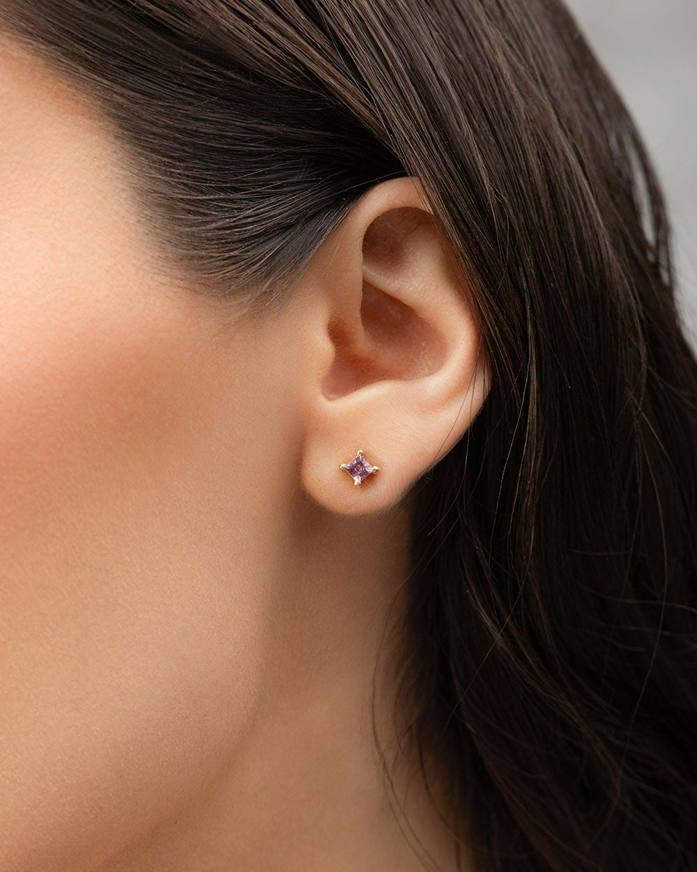 Cercei Passion Plum cu ametiste