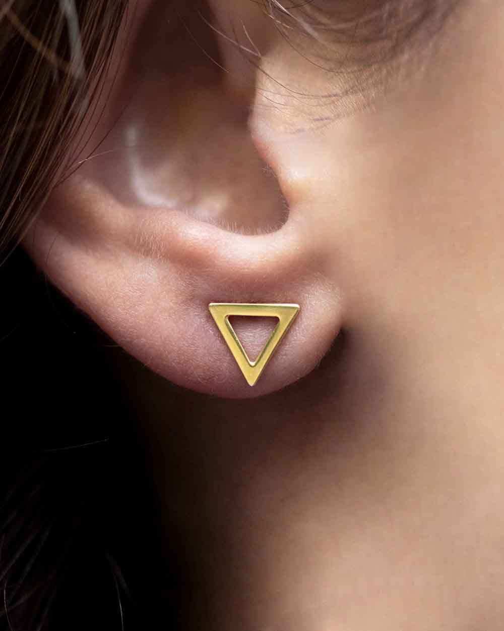 Cercei Triangle Treasure Studs