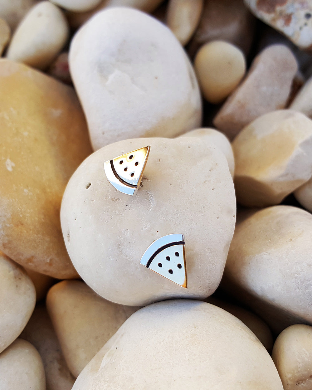 Cercei Mini White And Pink Watermelon