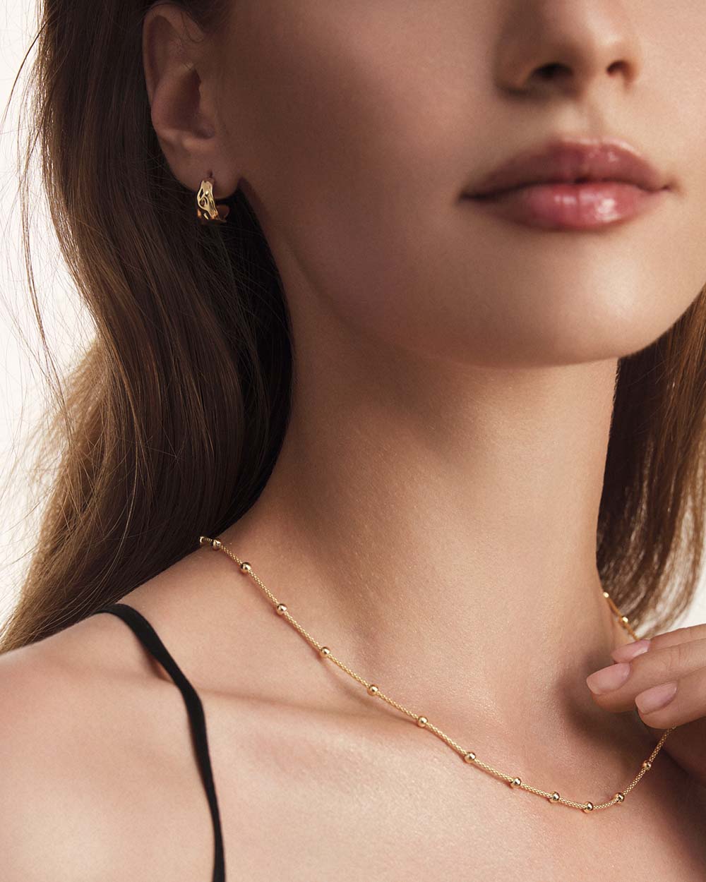 Colier Mini Spheres Gold