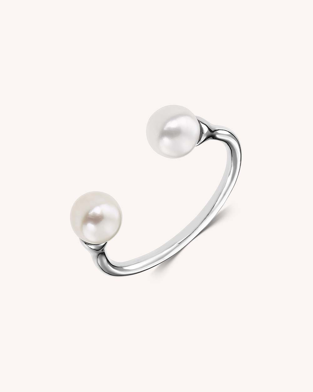 Inel Double Pearl