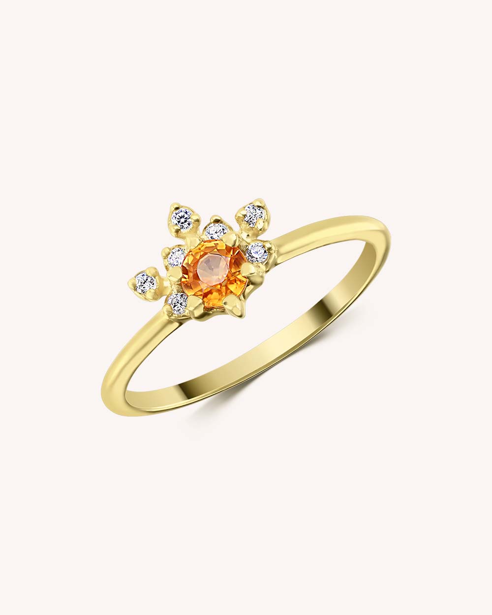 Inel Solar Tiara