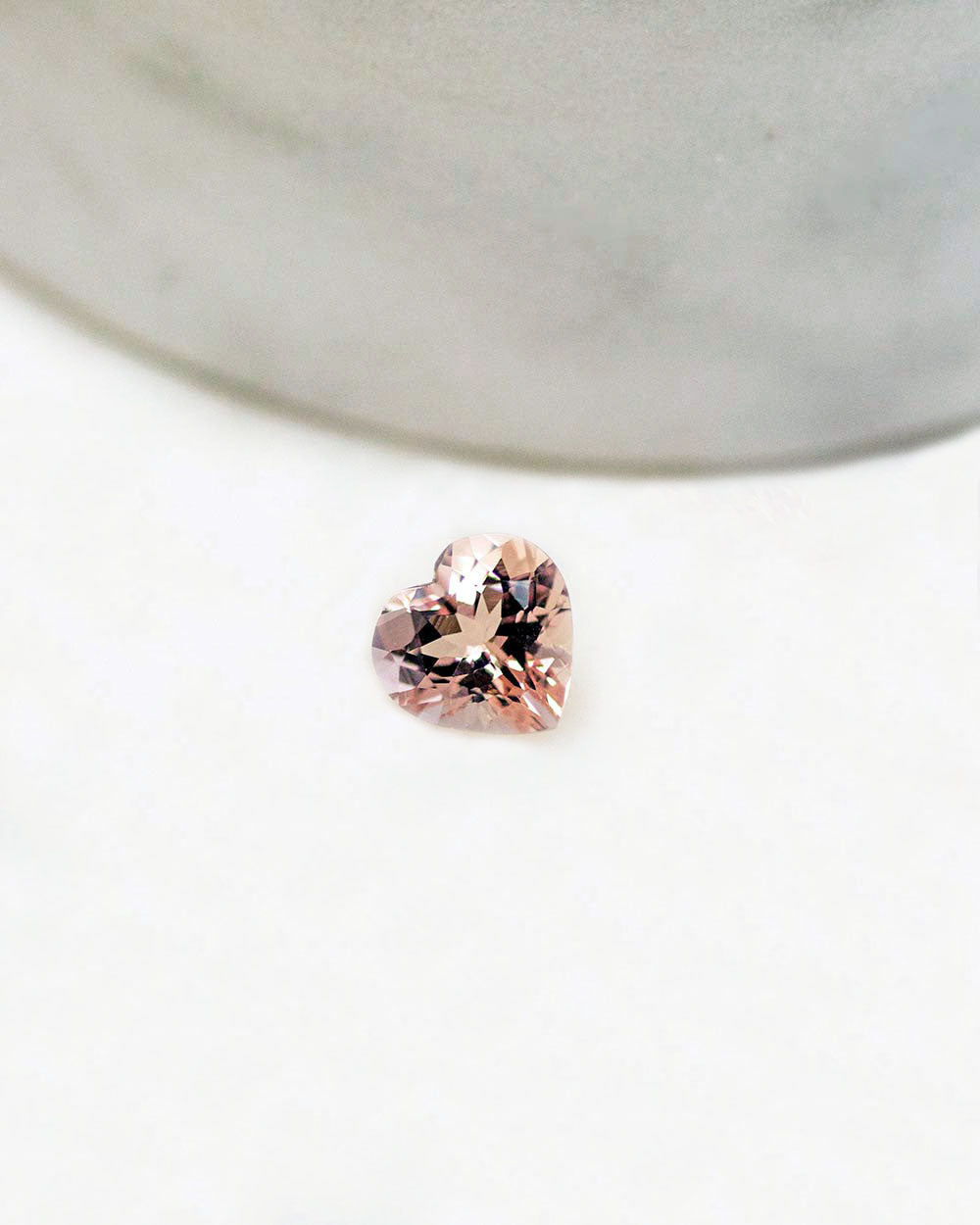 Morganit Peach, Inima, 1.97 ct