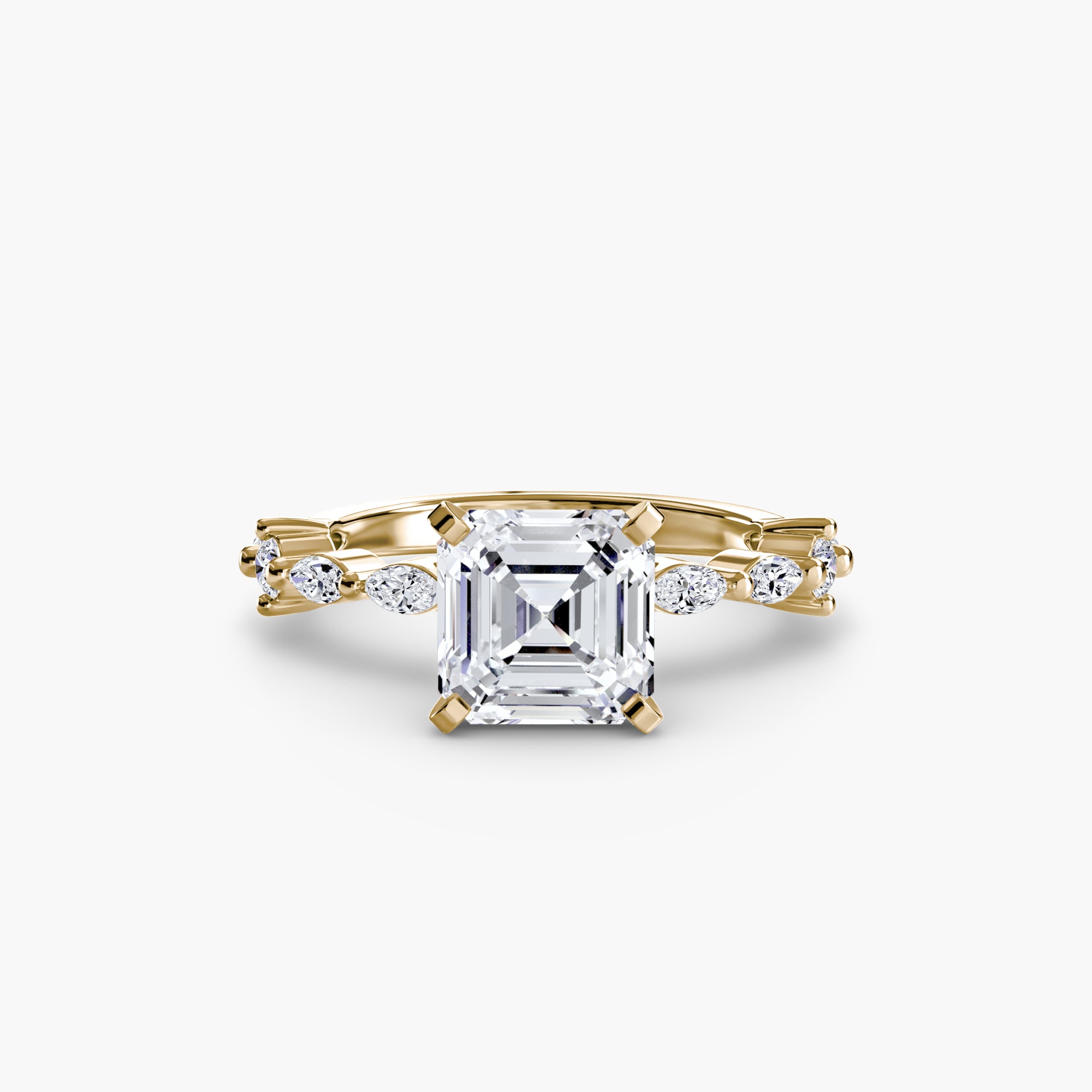 Inel de logodna Solitaire with Eternity Pavé I