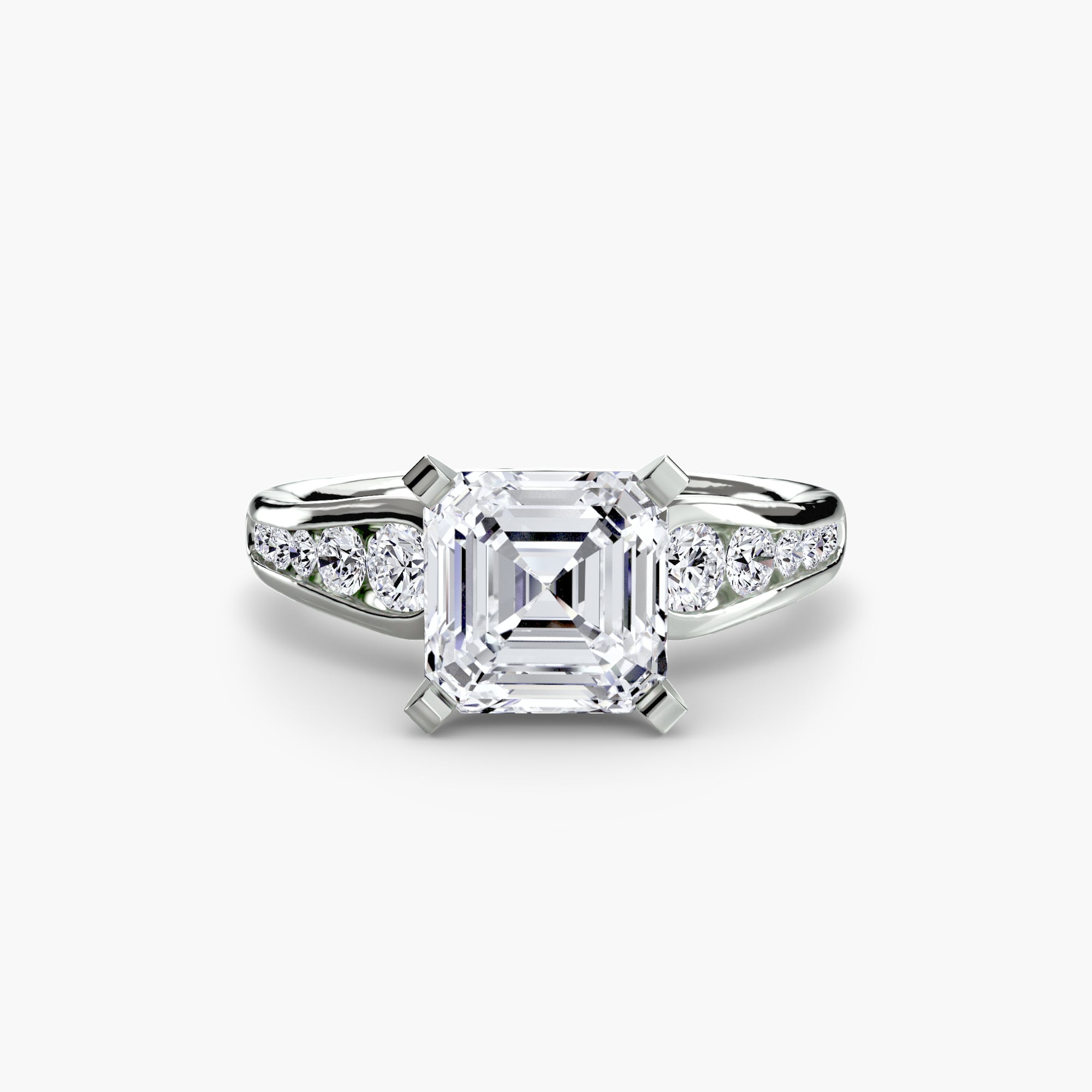 Inel de logodna Solitaire with Pavé II