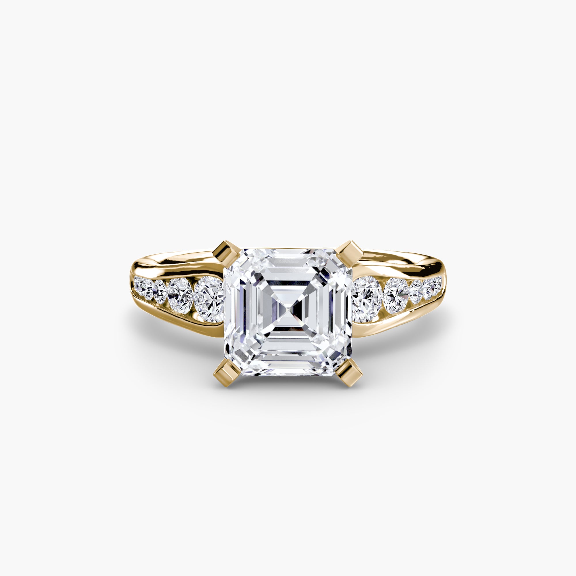 Inel de logodna Solitaire with Pavé II