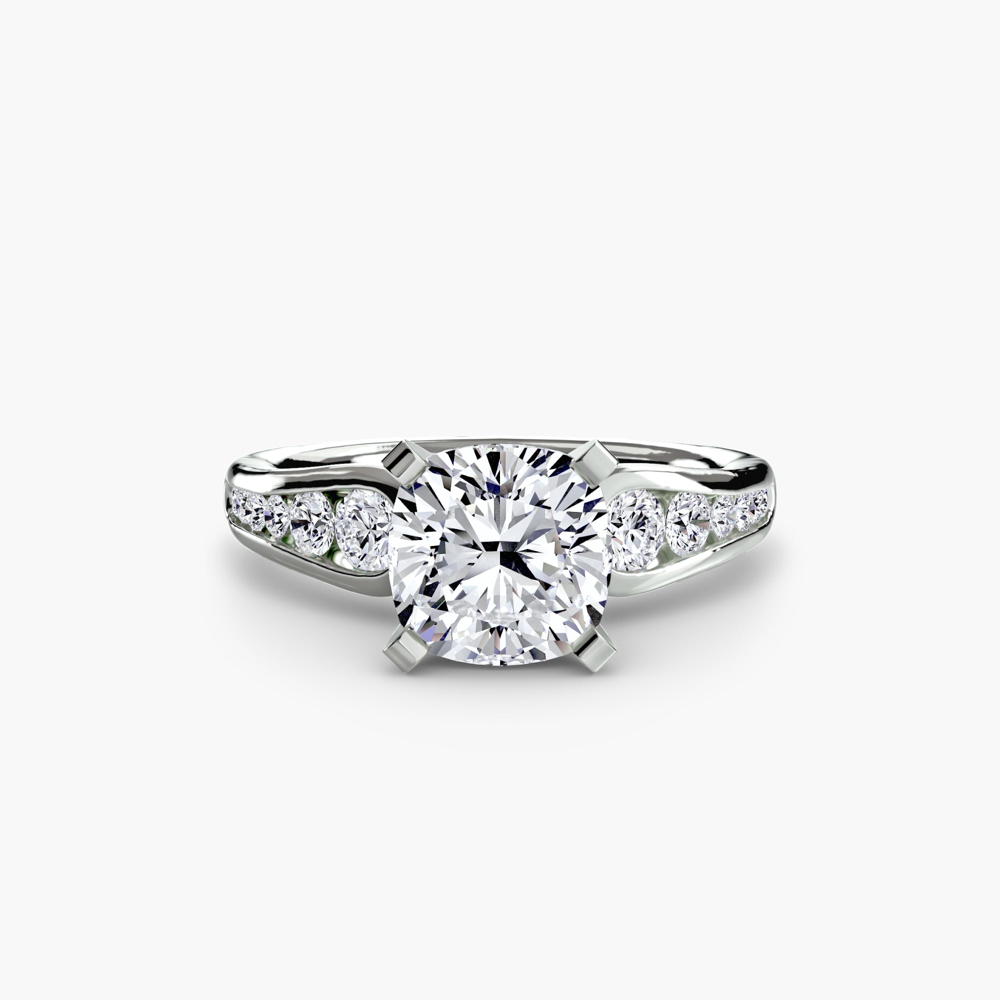 Inel de logodna Solitaire with Pavé II