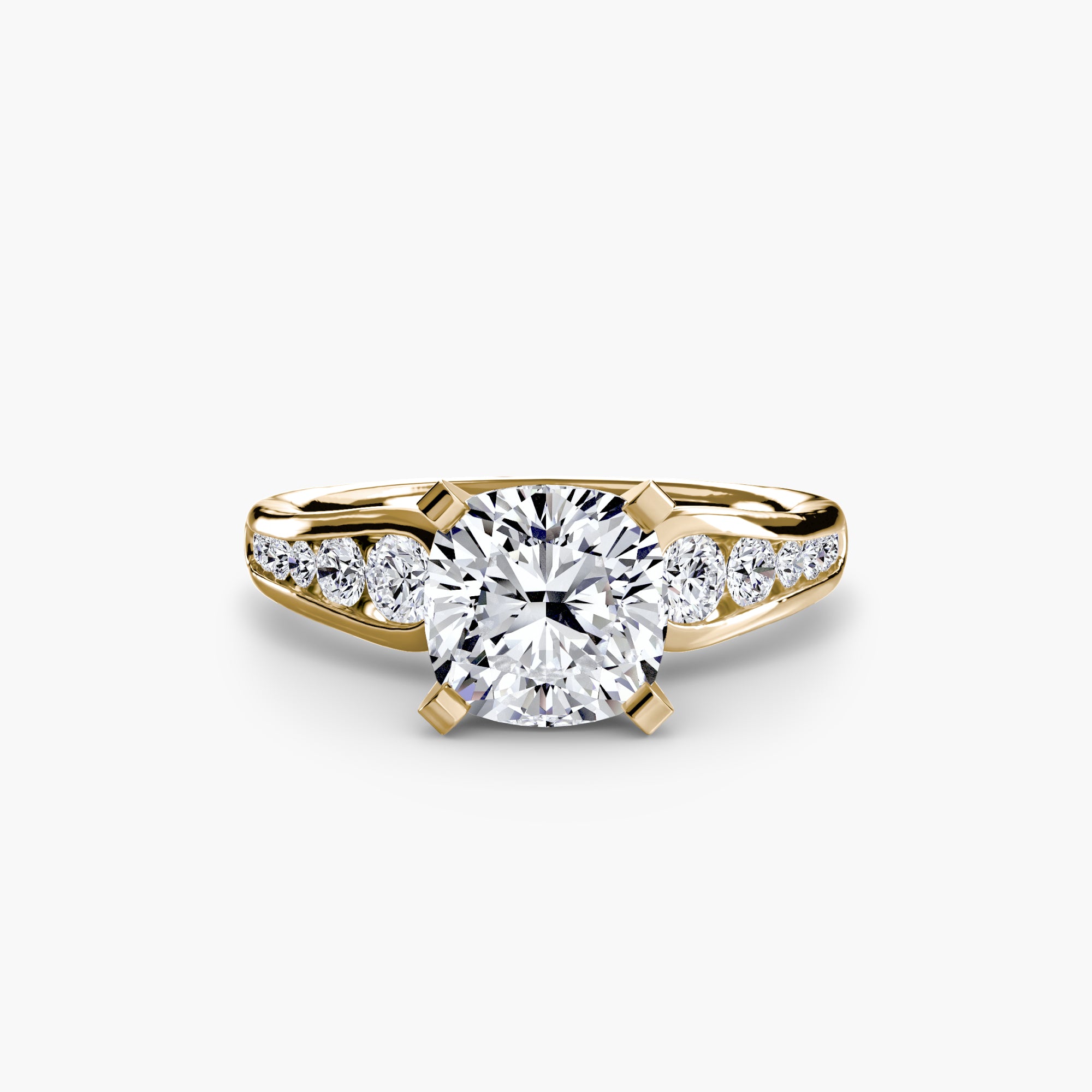 Inel de logodna Solitaire with Pavé II