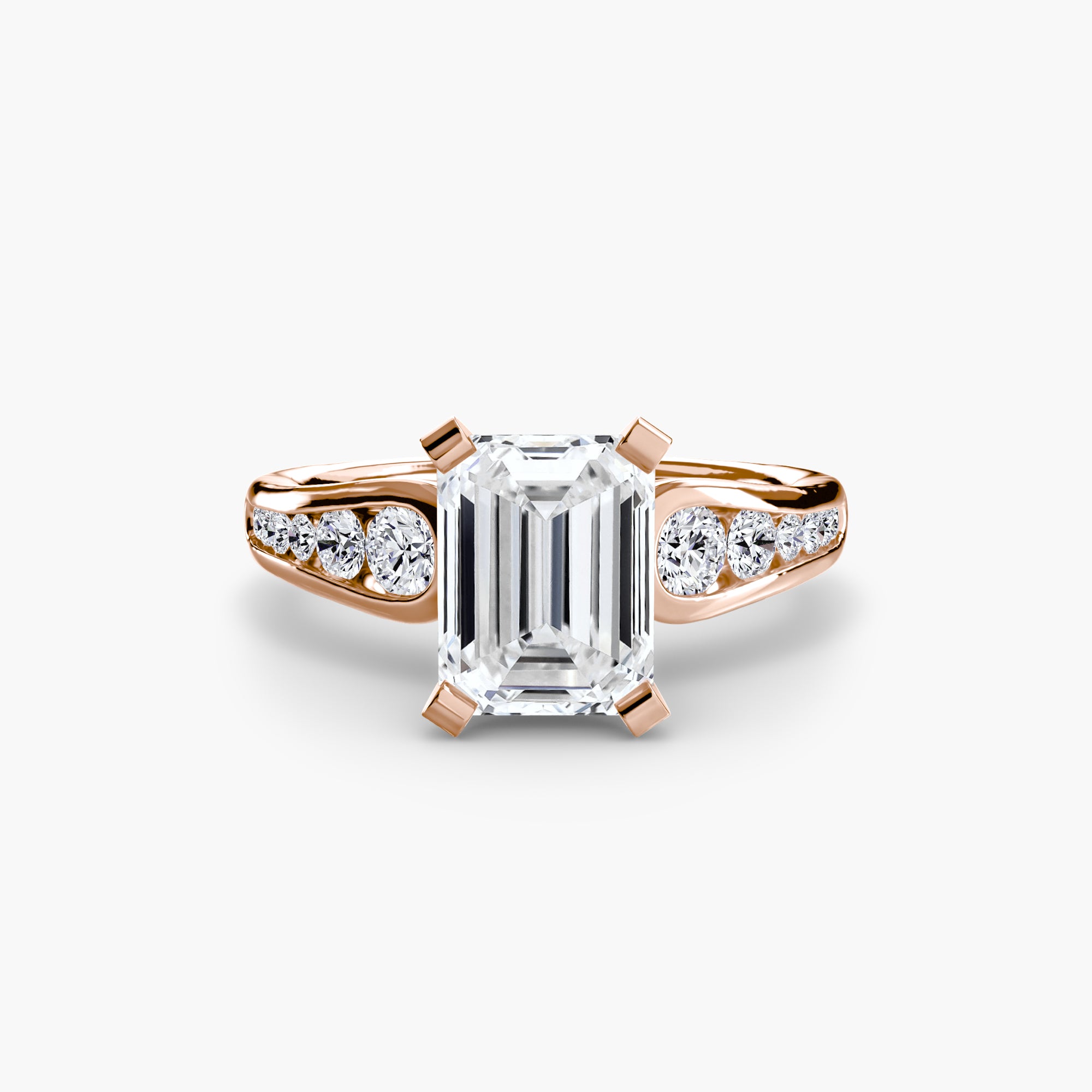 Inel de logodna Solitaire with Pavé II
