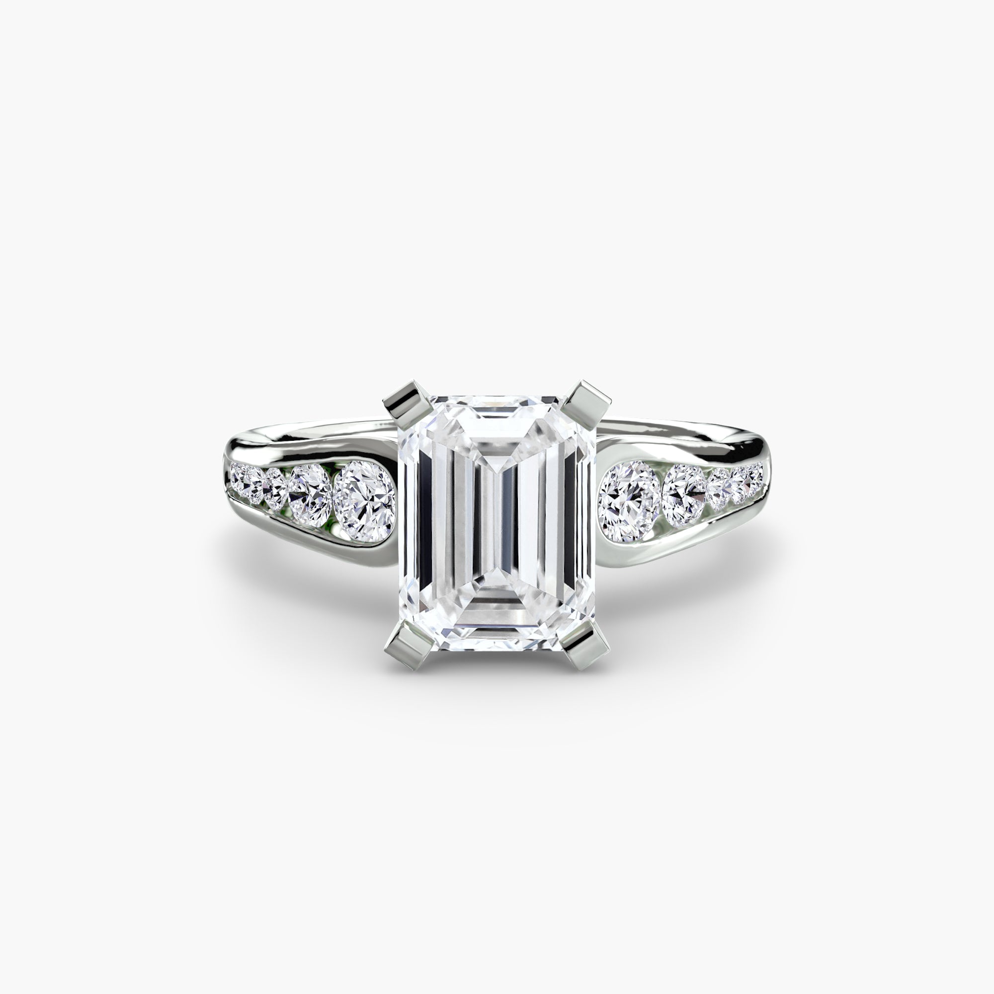 Inel de logodna Solitaire with Pavé II