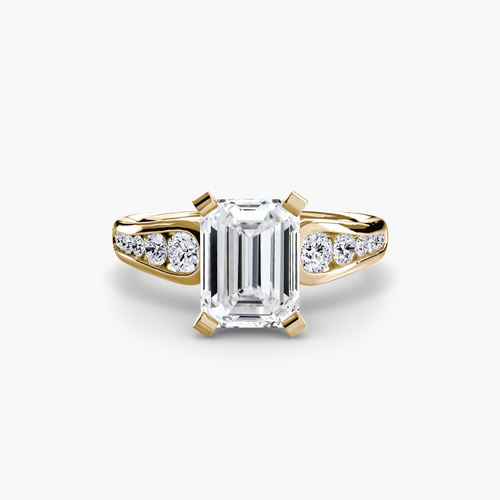 Inel de logodna Solitaire with Pavé II