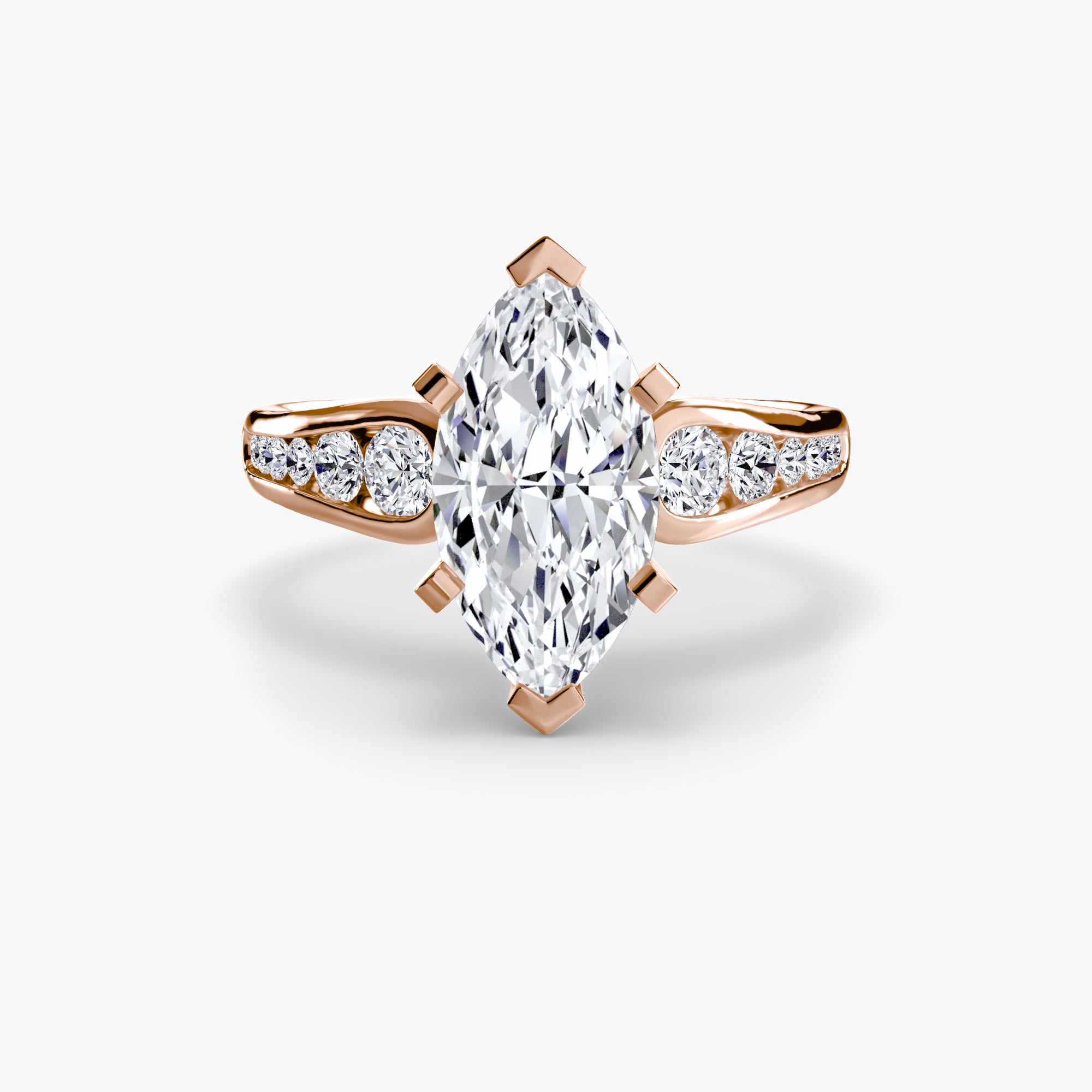 Inel de logodna Solitaire with Pavé II