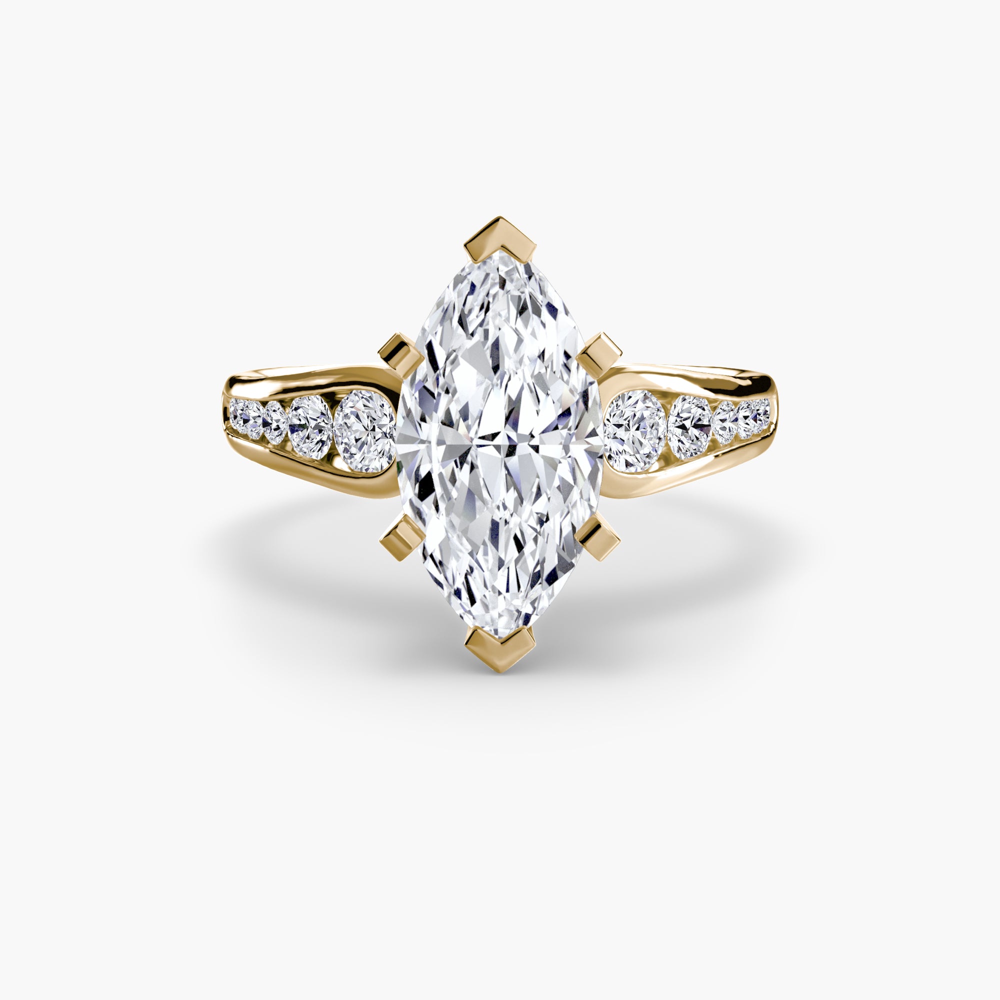 Inel de logodna Solitaire with Pavé II