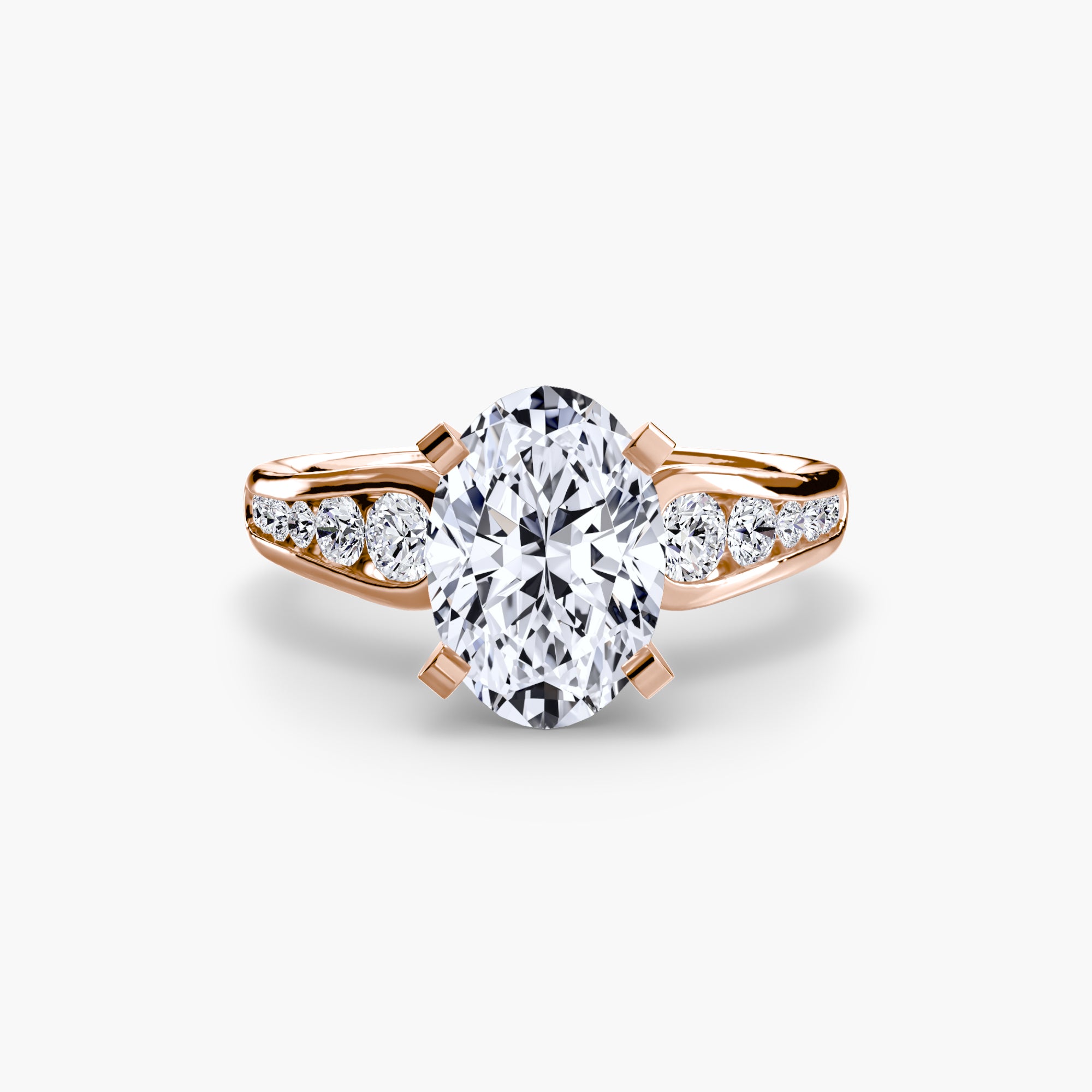Inel de logodna Solitaire with Pavé II