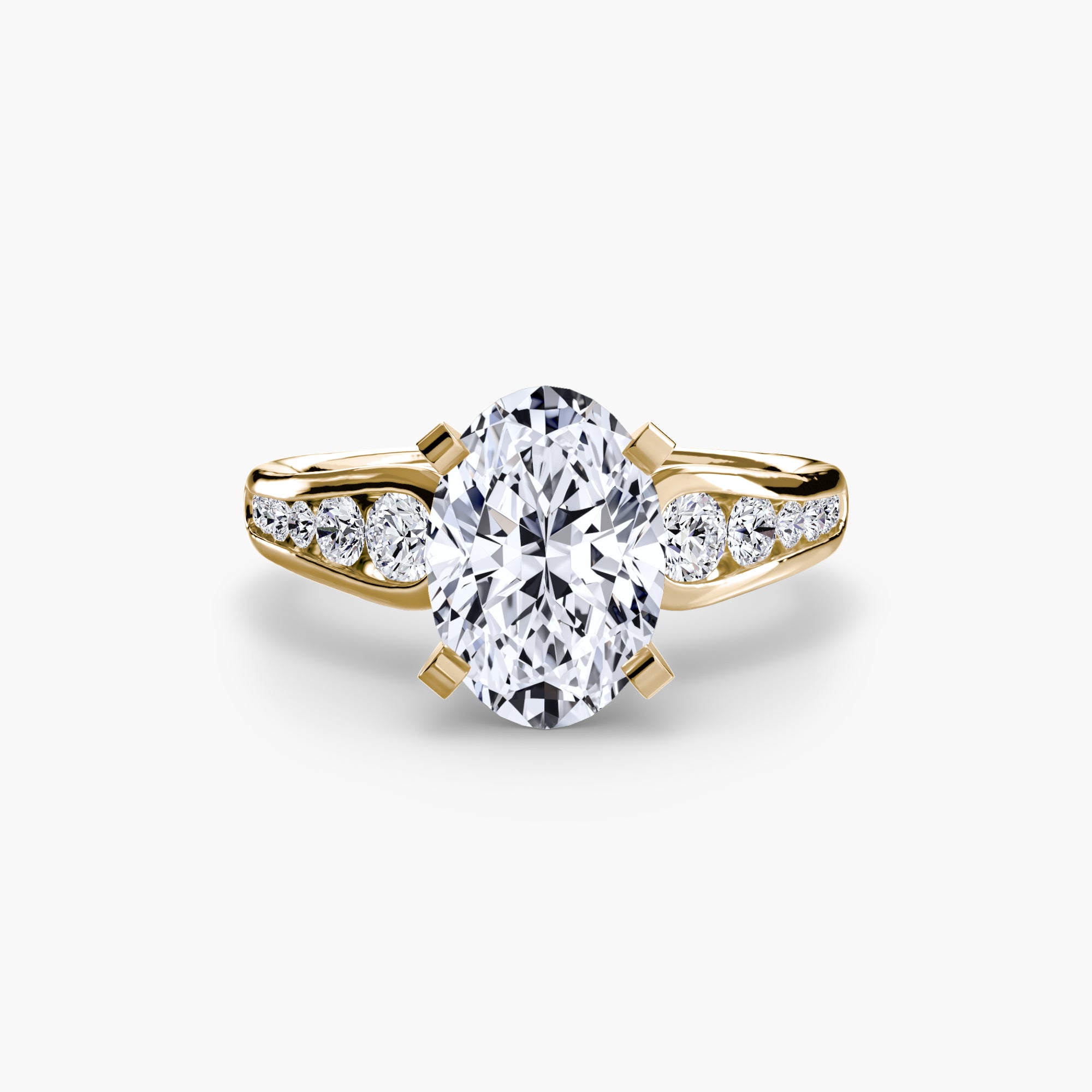 Inel de logodna Solitaire with Pavé II
