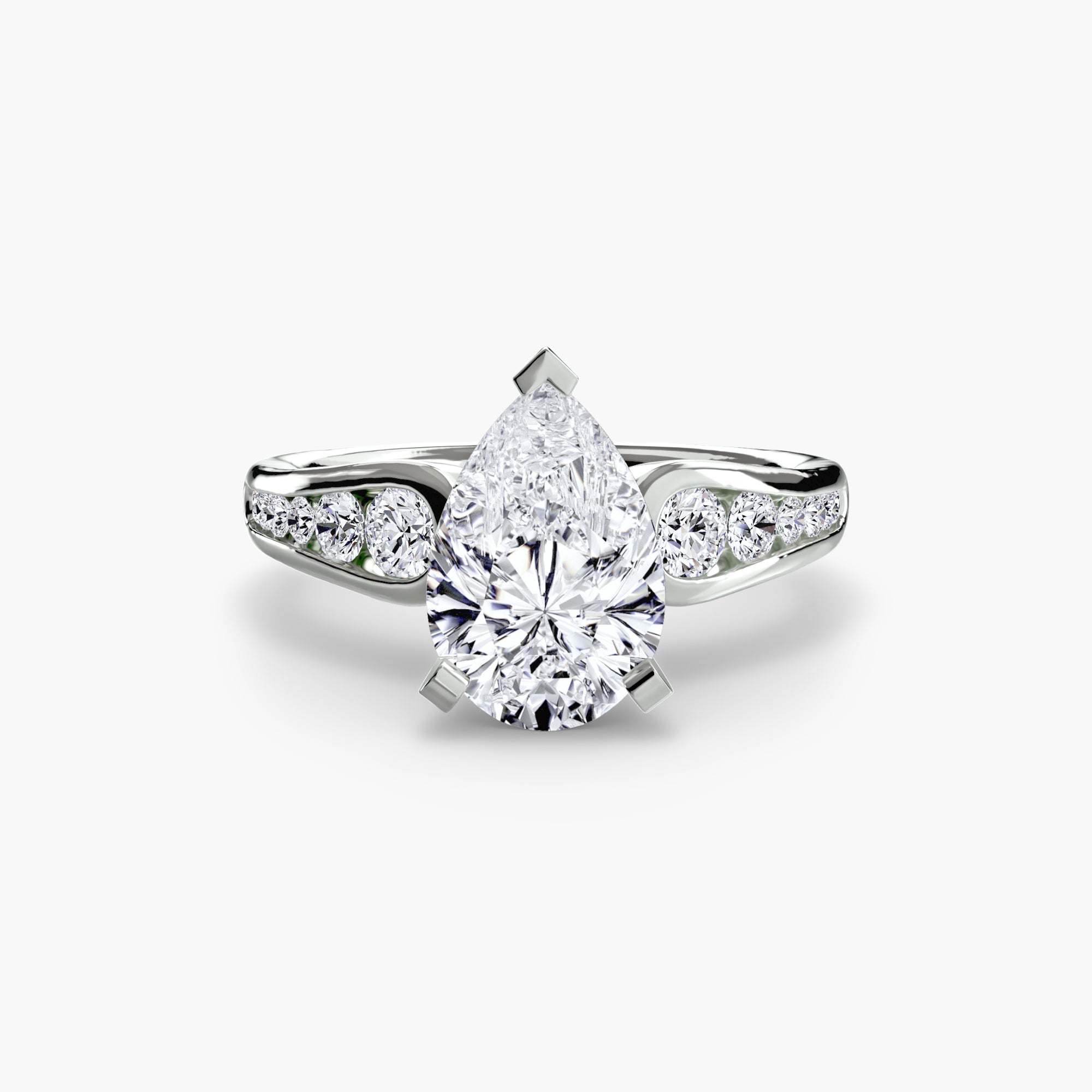 Inel de logodna Solitaire with Pavé II