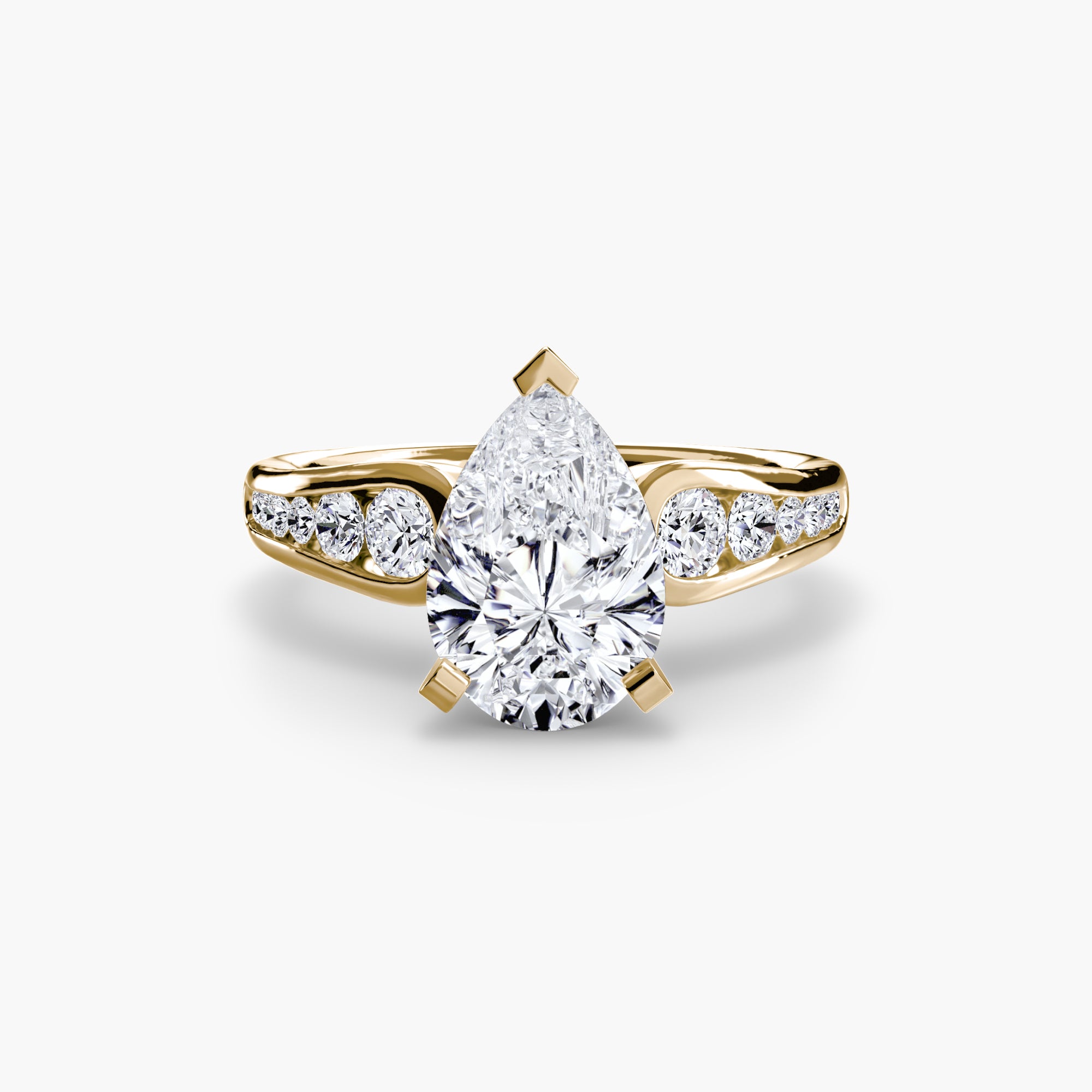 Inel de logodna Solitaire with Pavé II