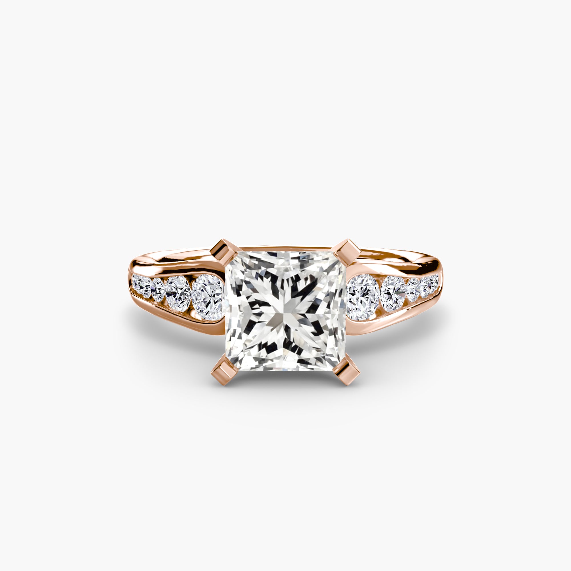 Inel de logodna Solitaire with Pavé II