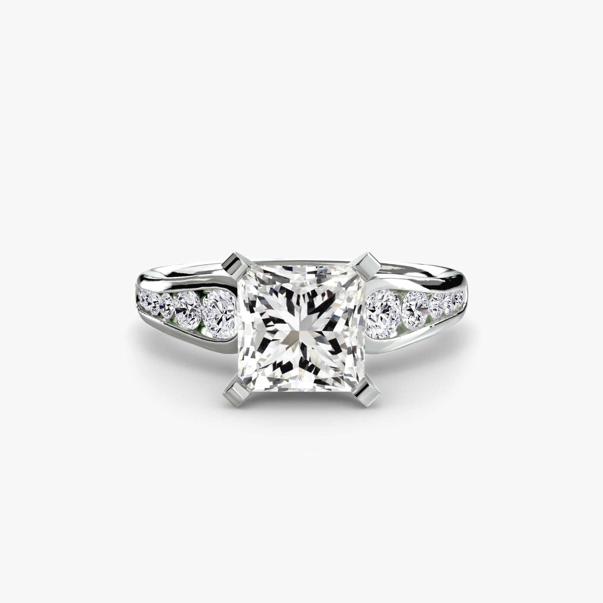 Inel de logodna Solitaire with Pavé II