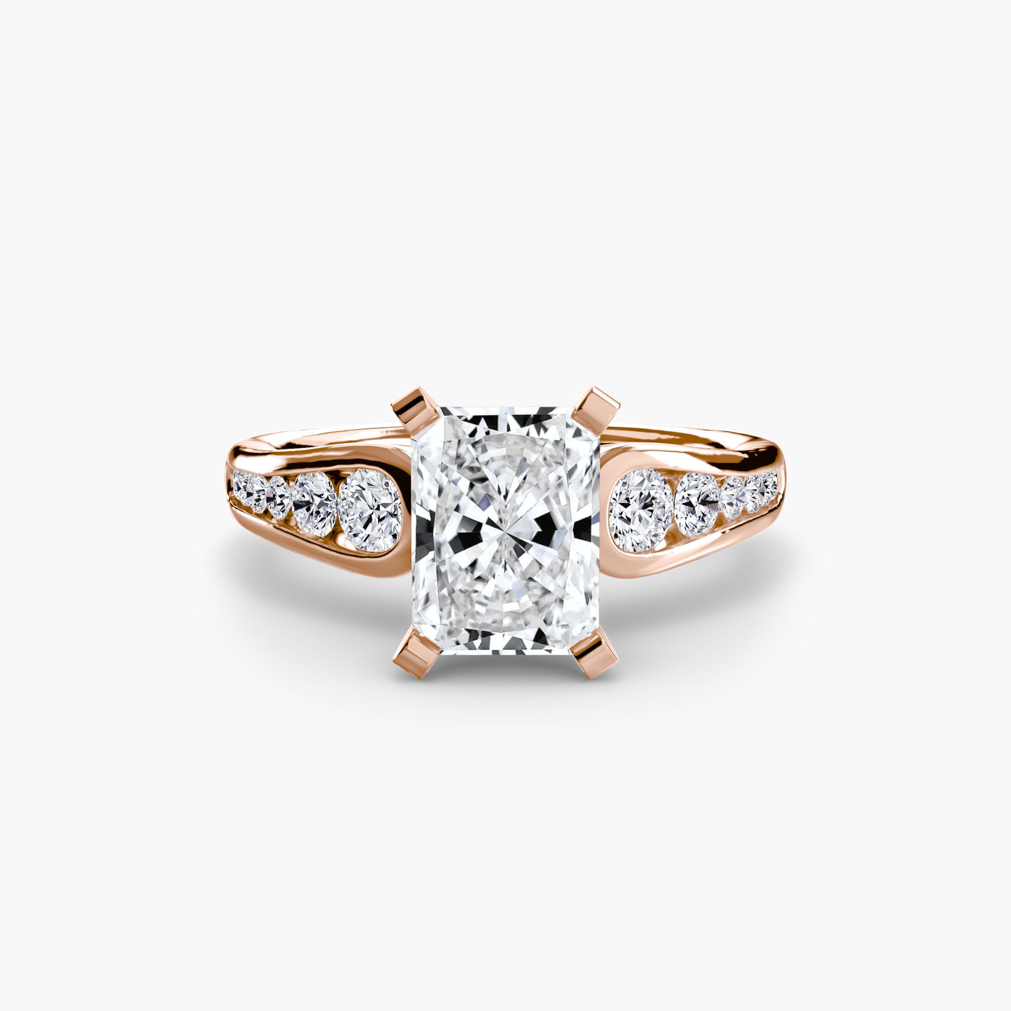 Inel de logodna Solitaire with Pavé II