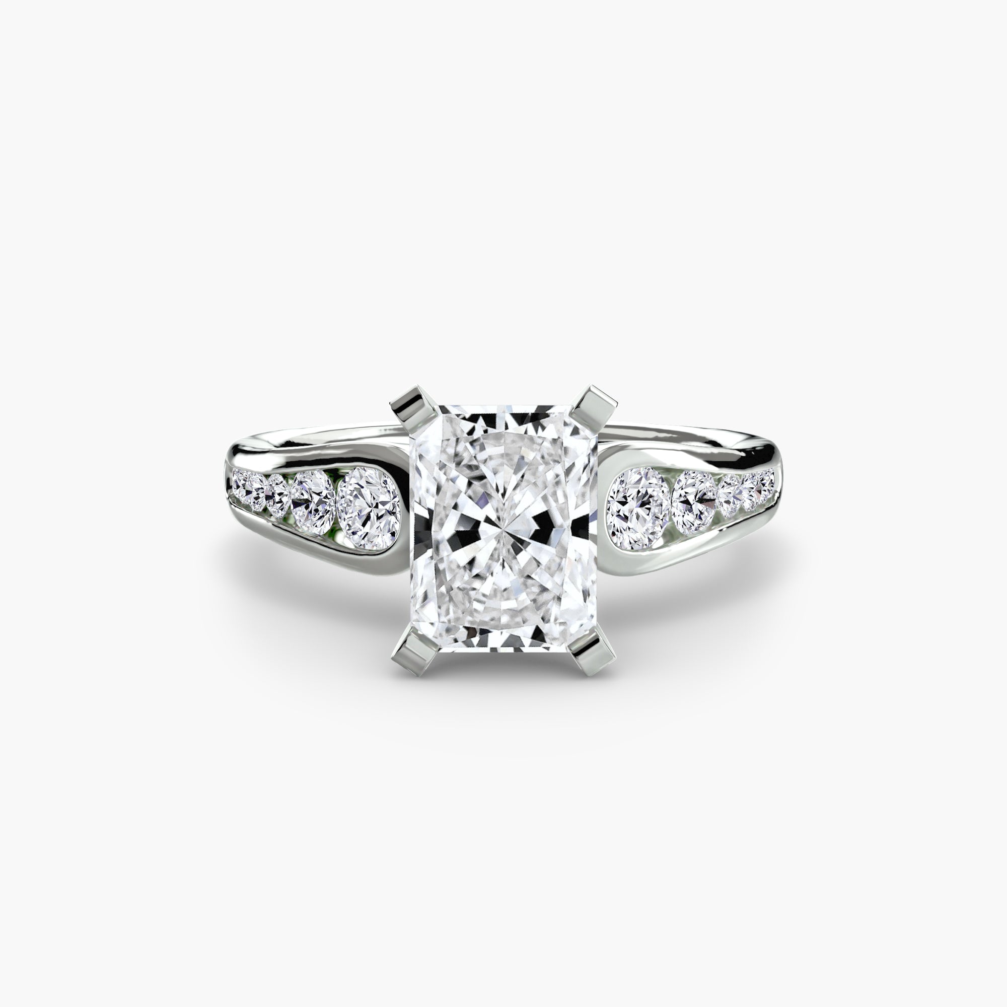 Inel de logodna Solitaire with Pavé II