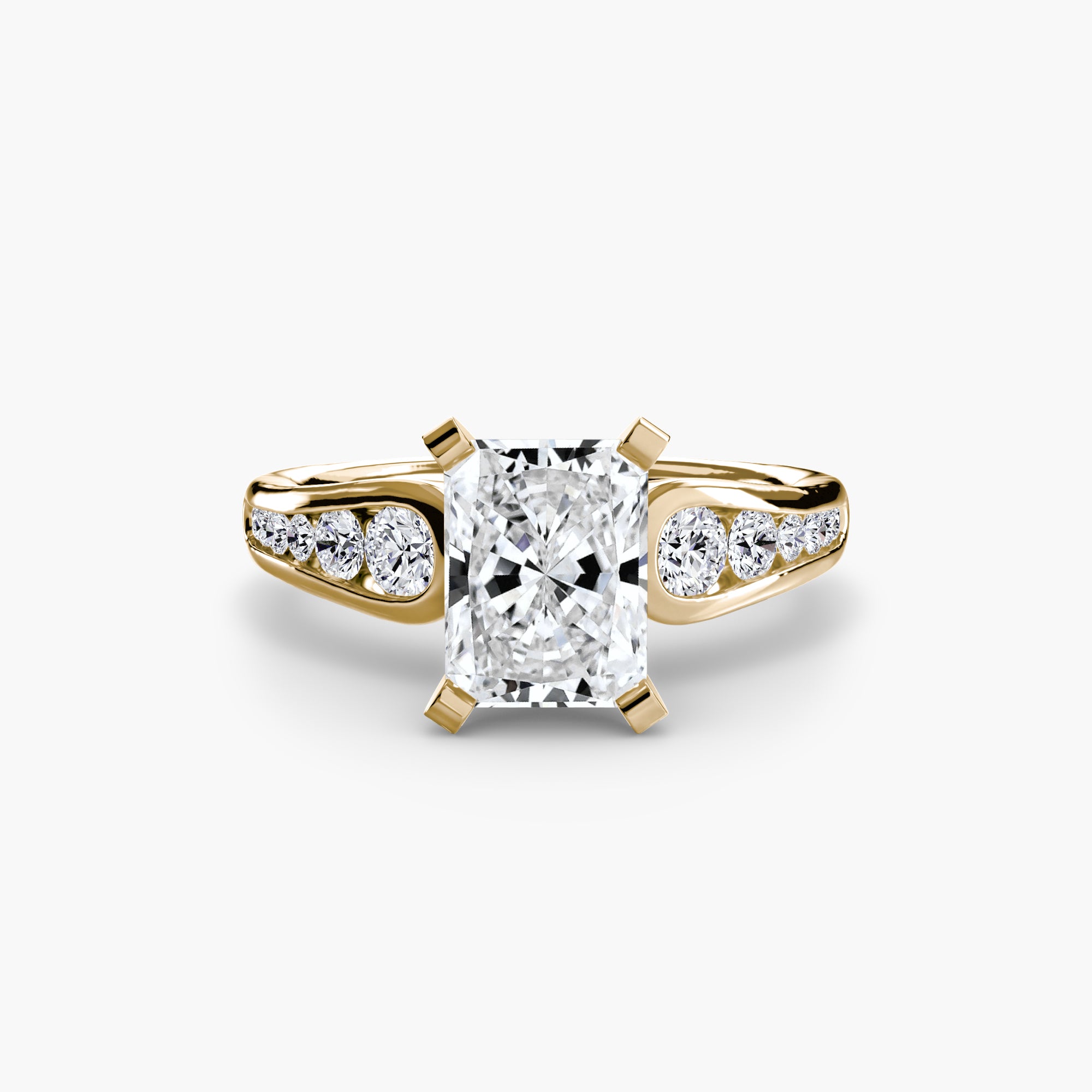 Inel de logodna Solitaire with Pavé II