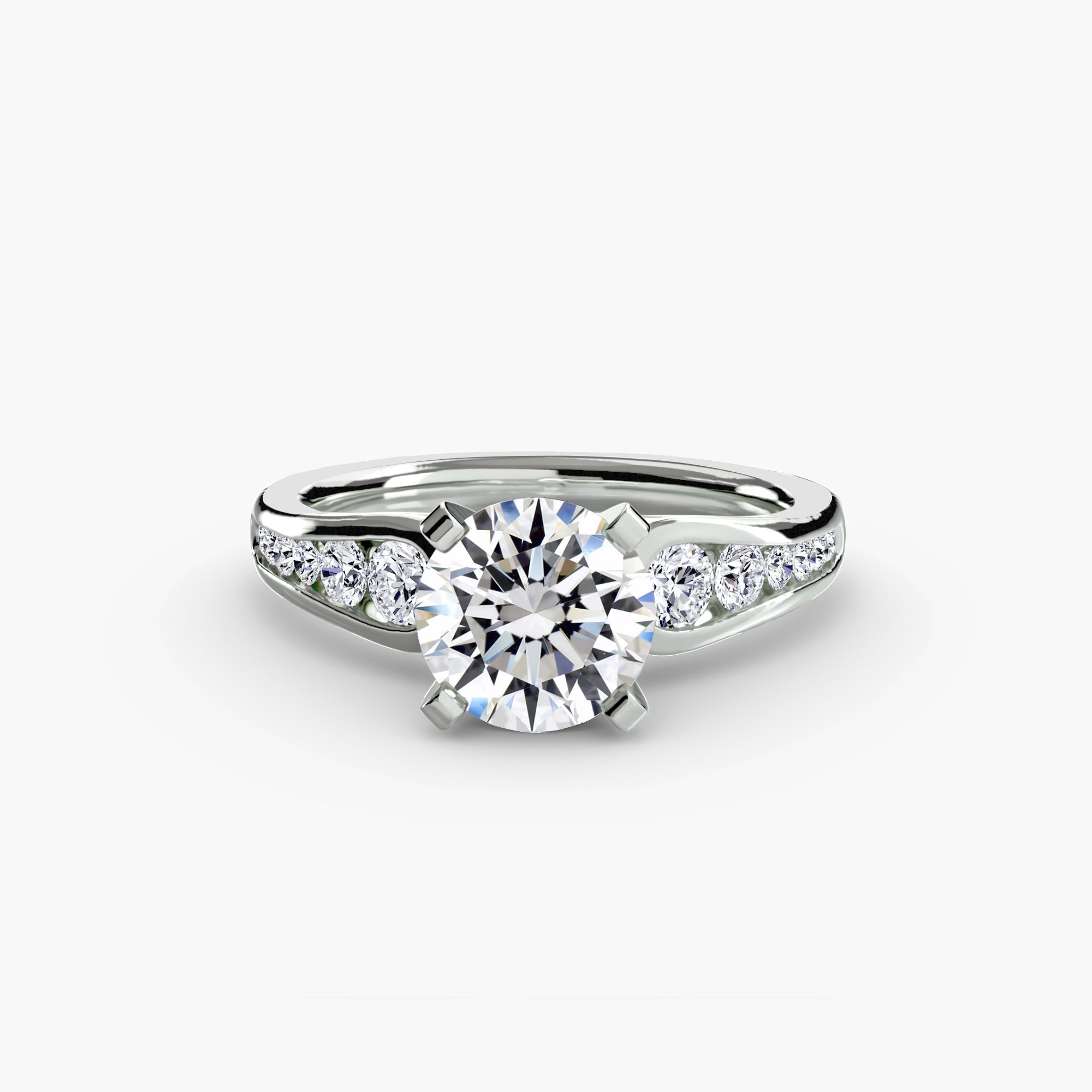 Inel de logodna Solitaire with Pavé II