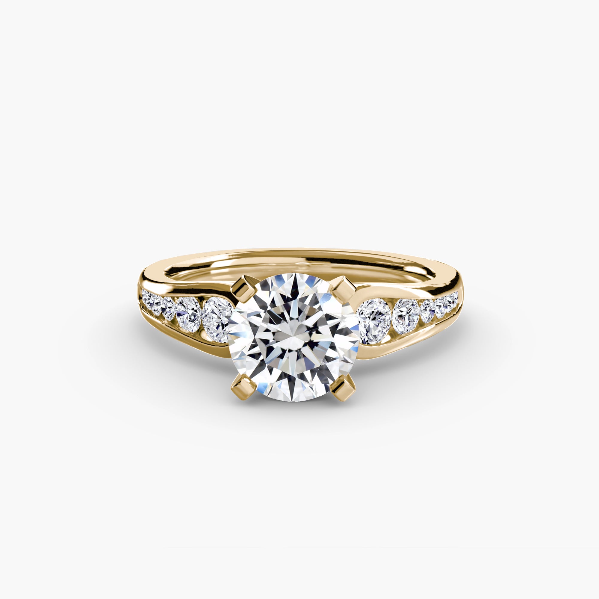 Inel de logodna Solitaire with Pavé II