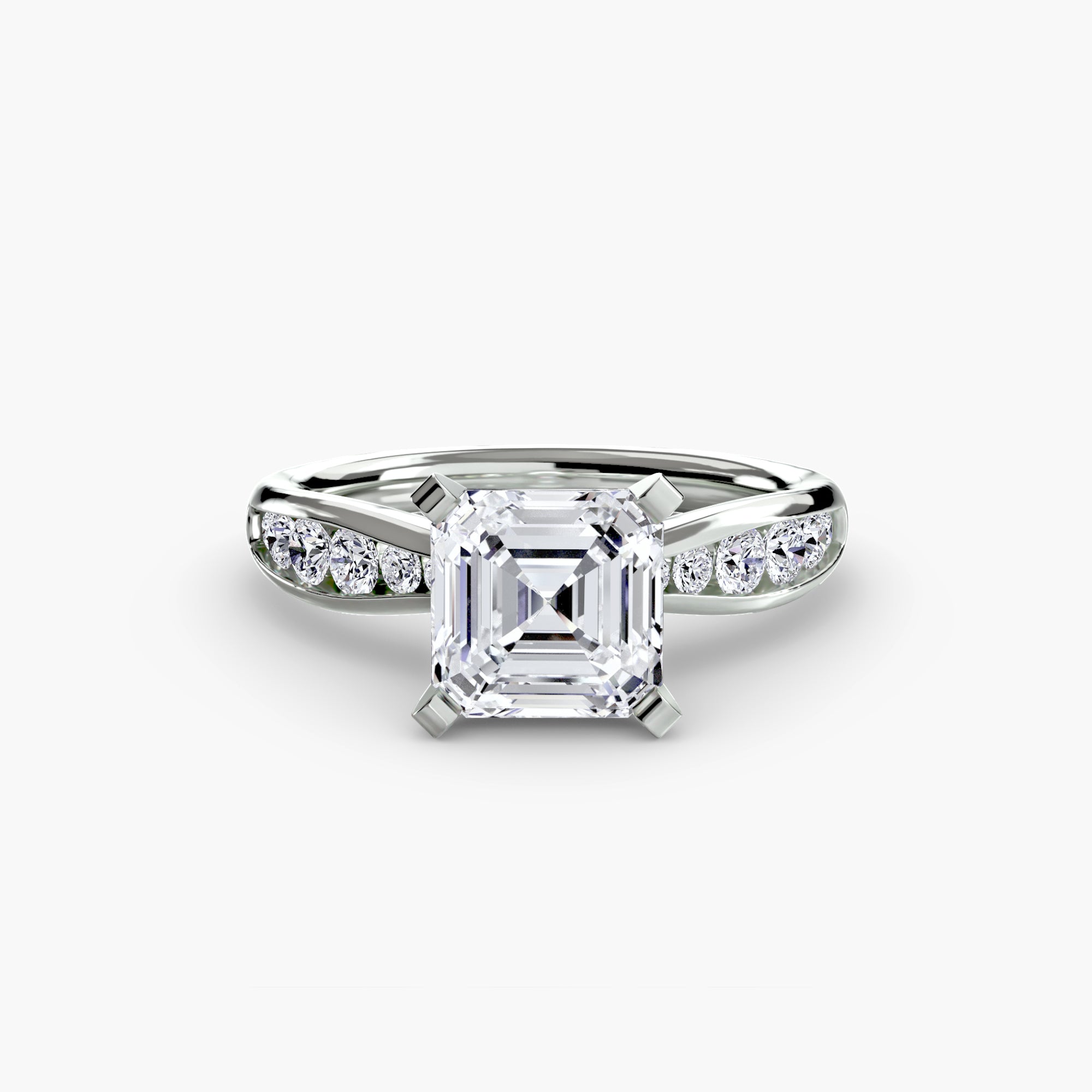 Inel de logodna Solitaire with Pavé III