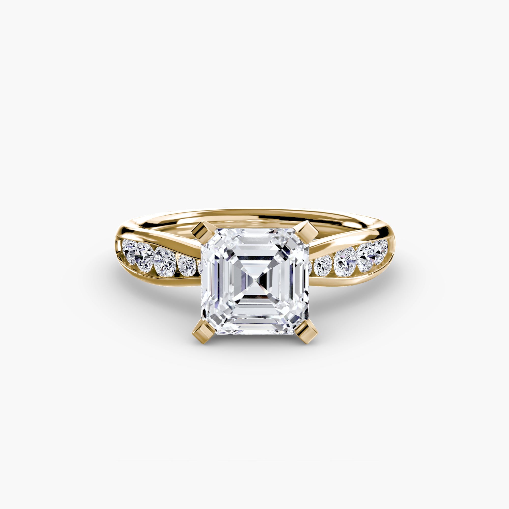 Inel de logodna Solitaire with Pavé III
