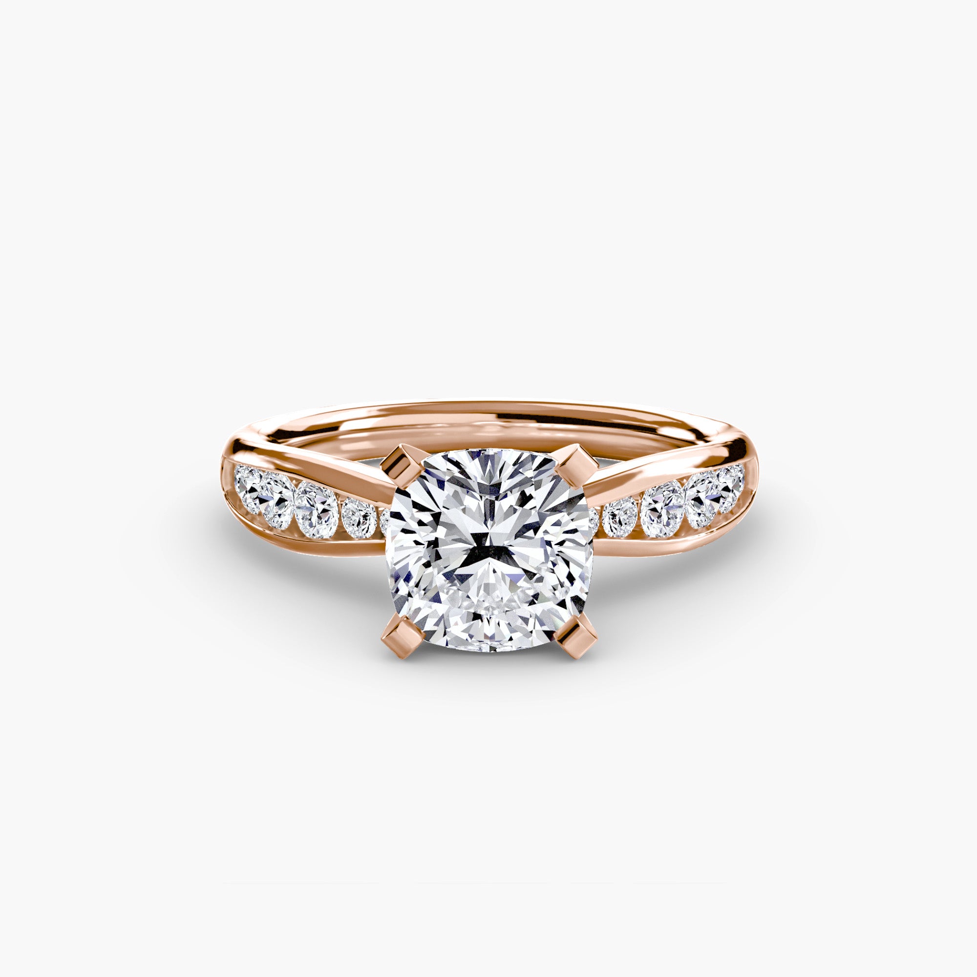 Inel de logodna Solitaire with Pavé III