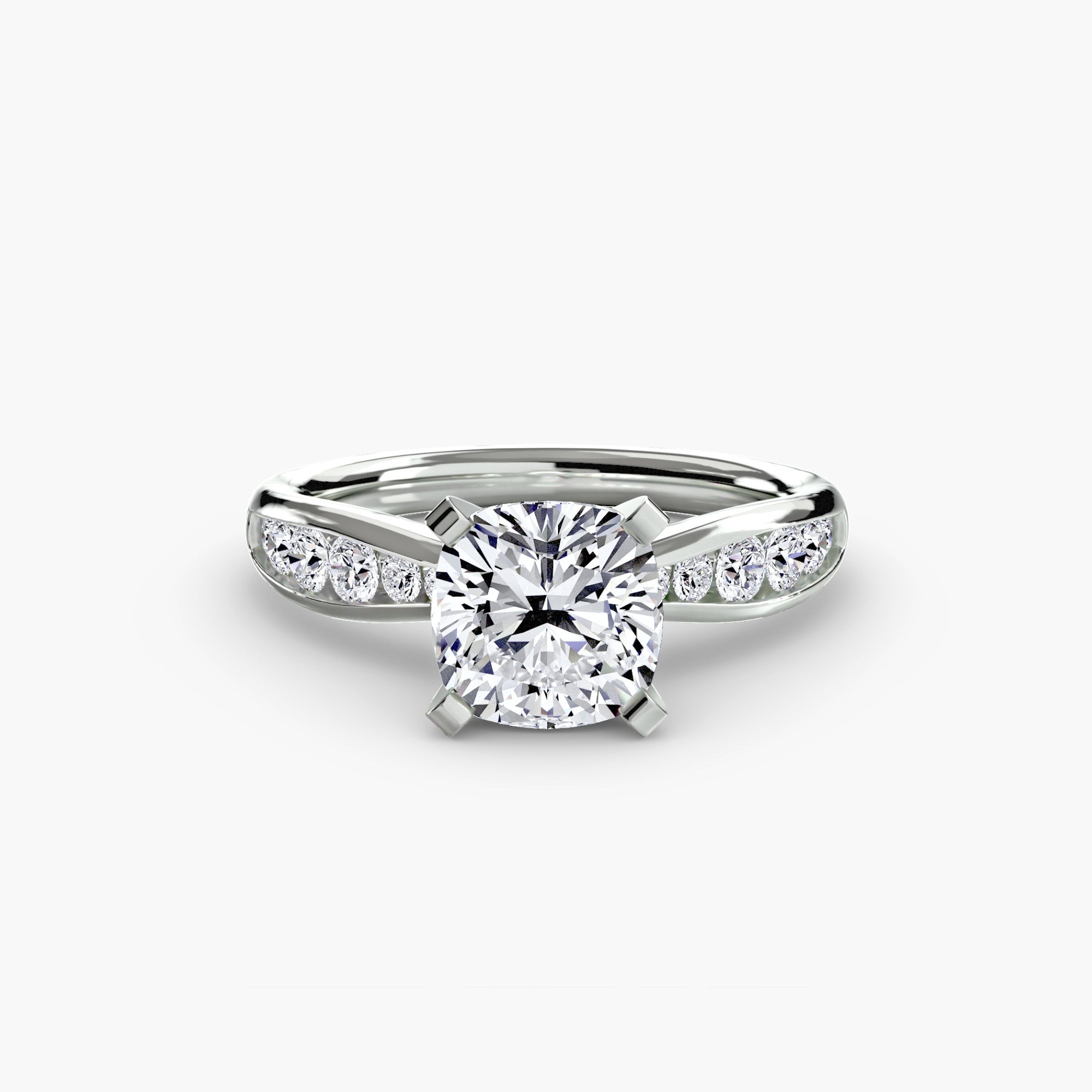 Inel de logodna Solitaire with Pavé III