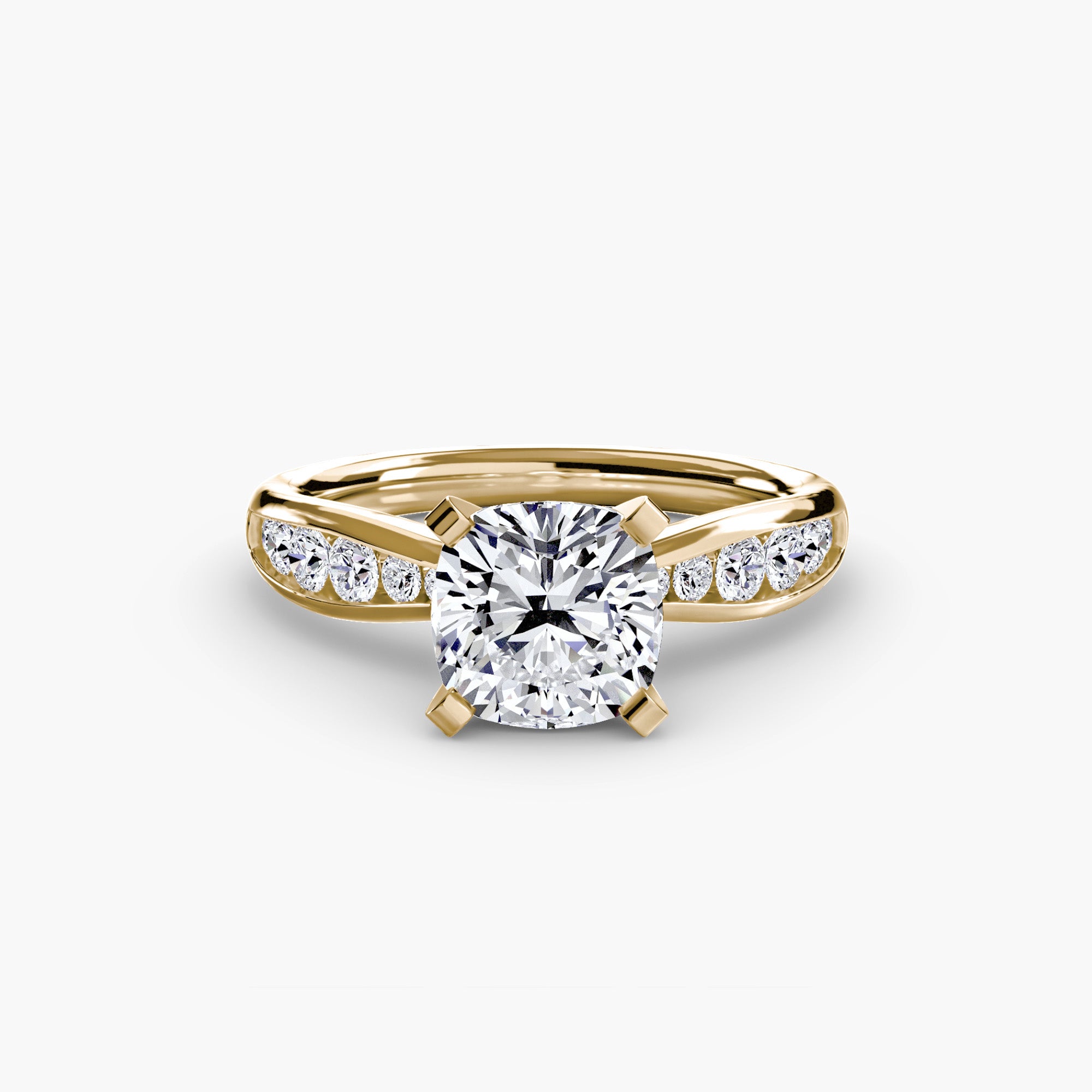 Inel de logodna Solitaire with Pavé III