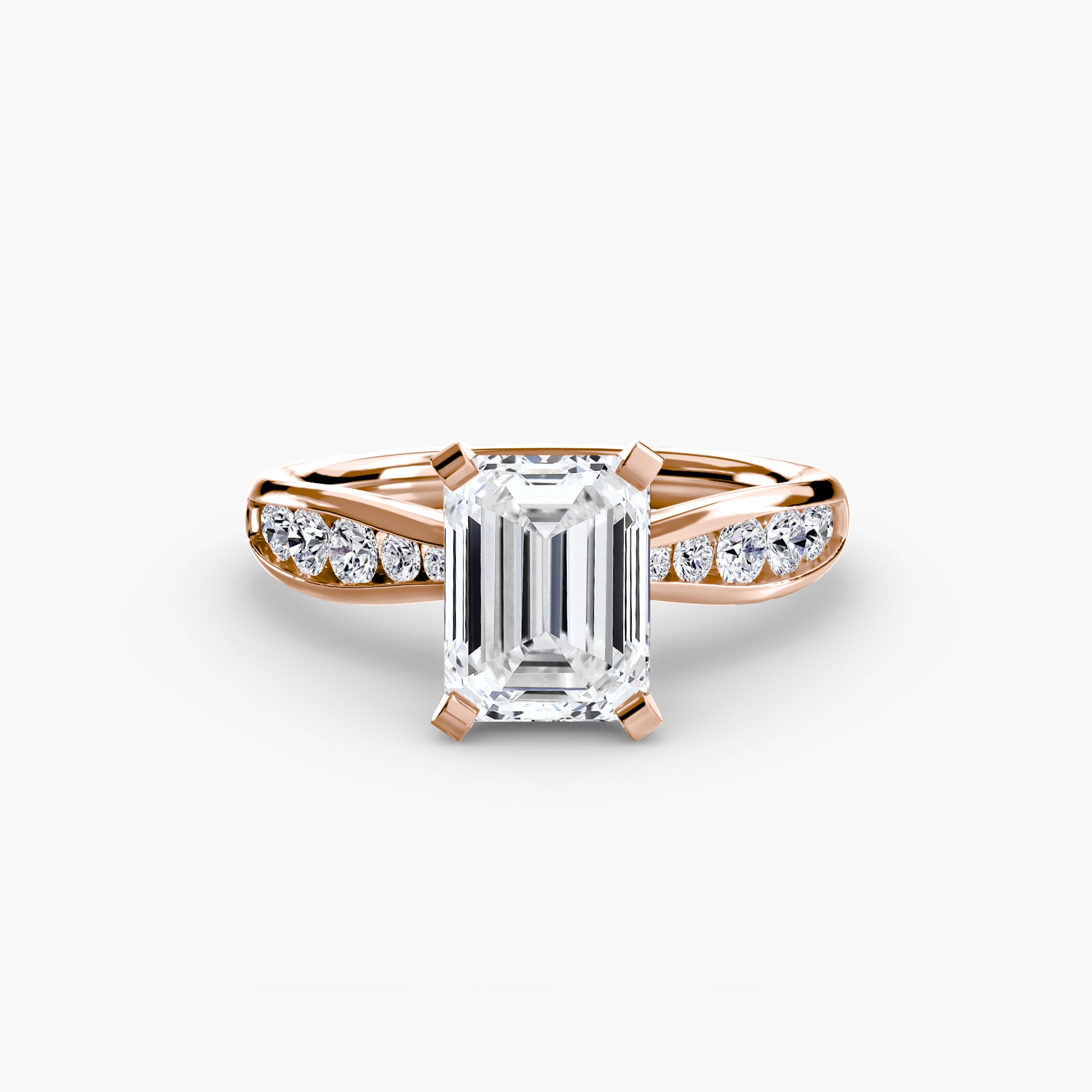 Inel de logodna Solitaire with Pavé III