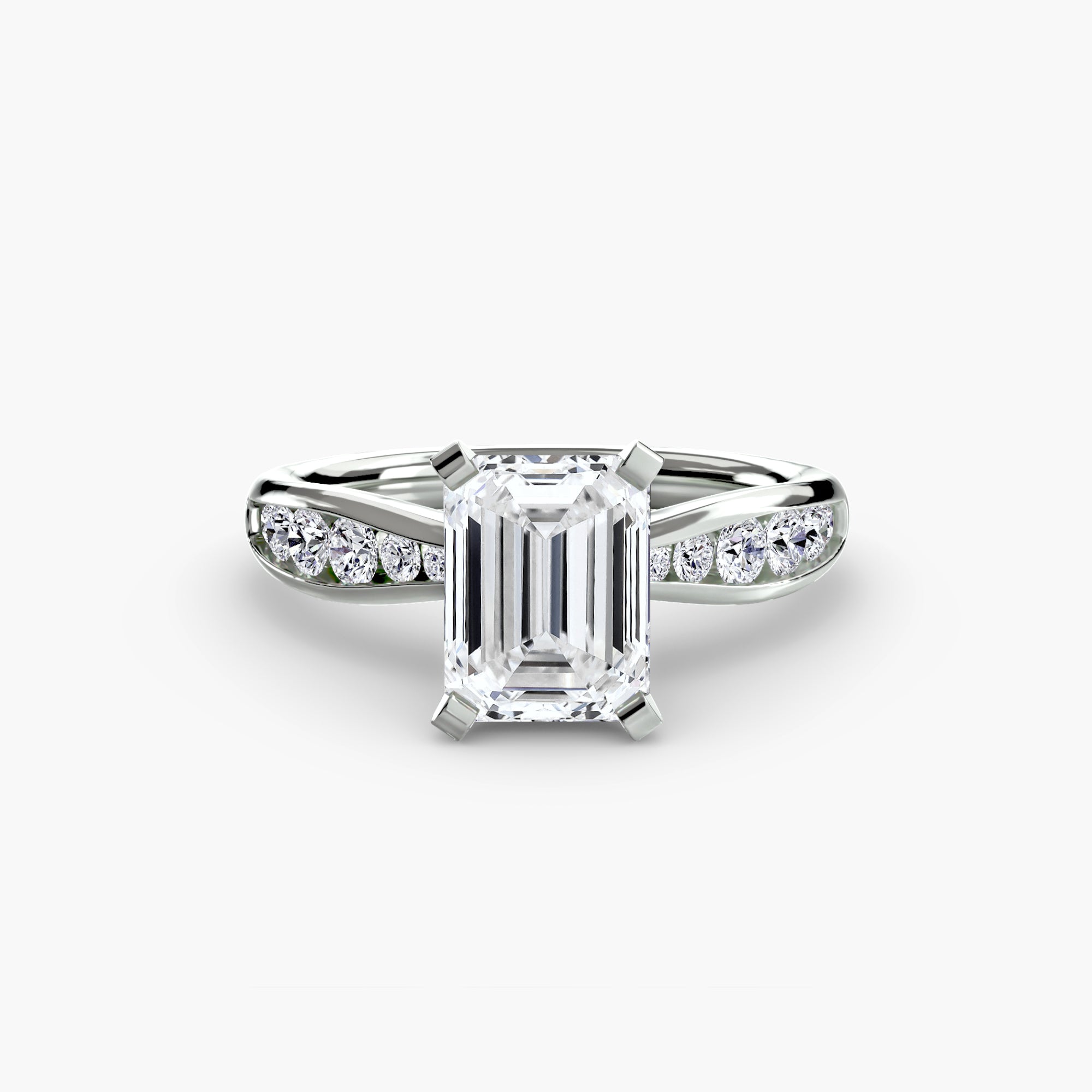 Inel de logodna Solitaire with Pavé III