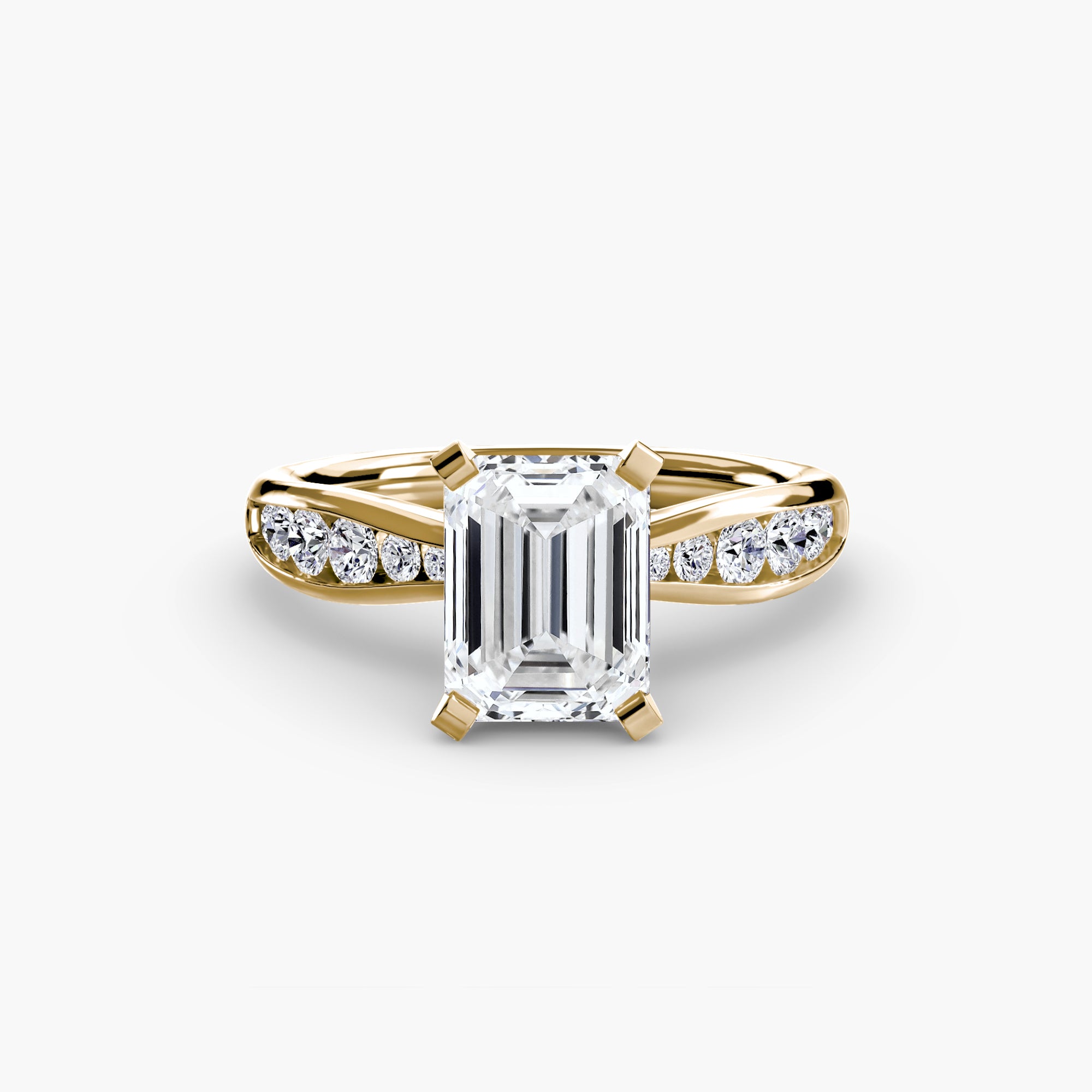 Inel de logodna Solitaire with Pavé III