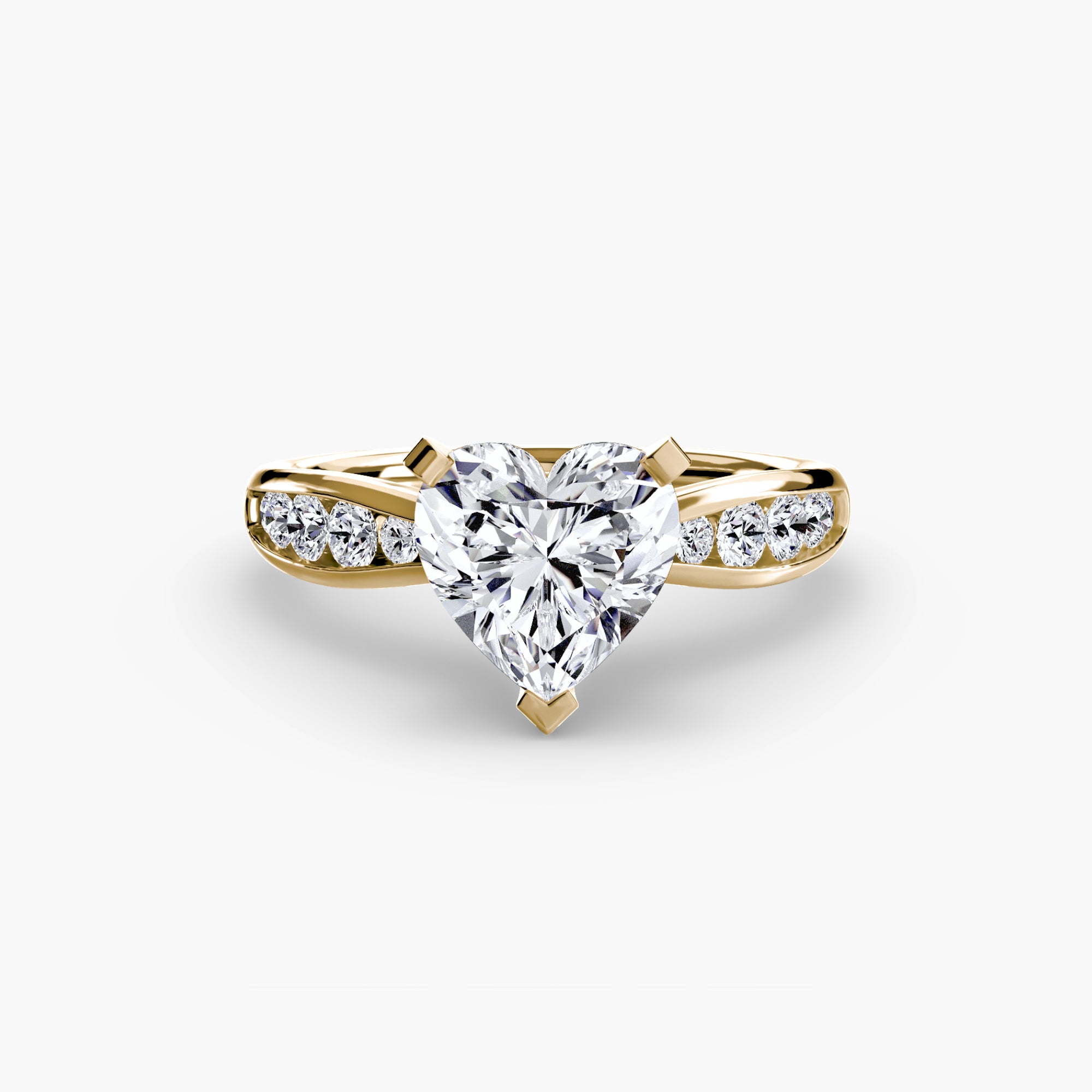 Inel de logodna Solitaire with Pavé III