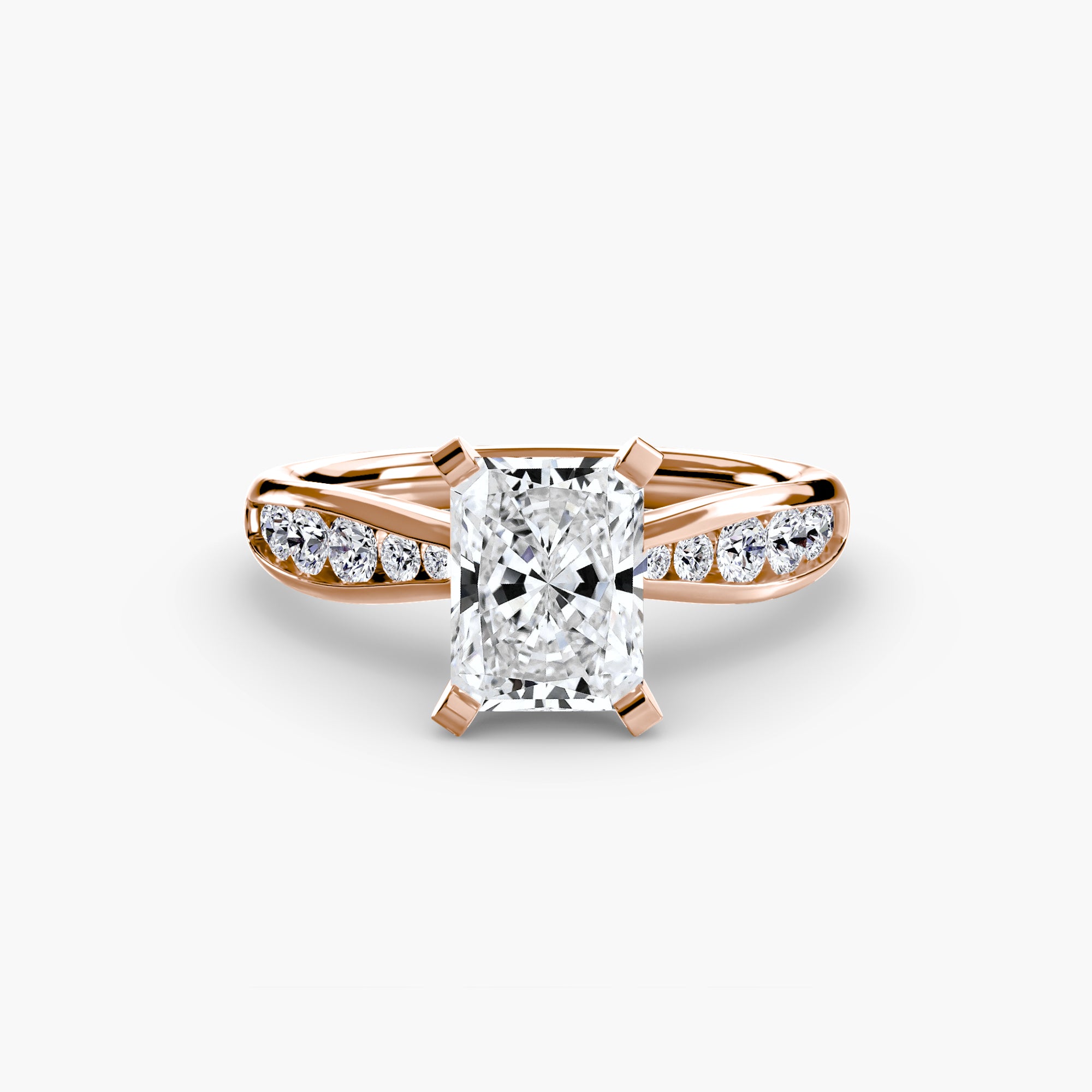Inel de logodna Solitaire with Pavé III