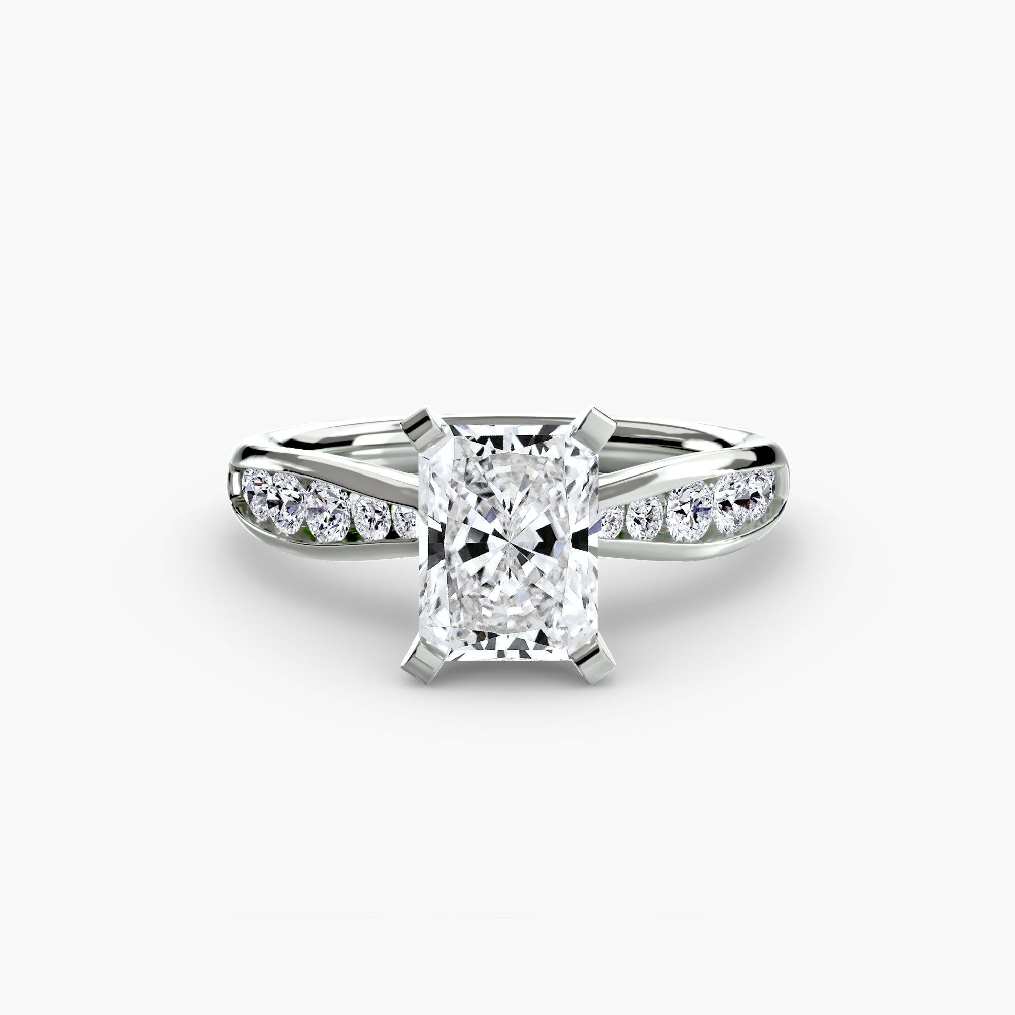 Inel de logodna Solitaire with Pavé III