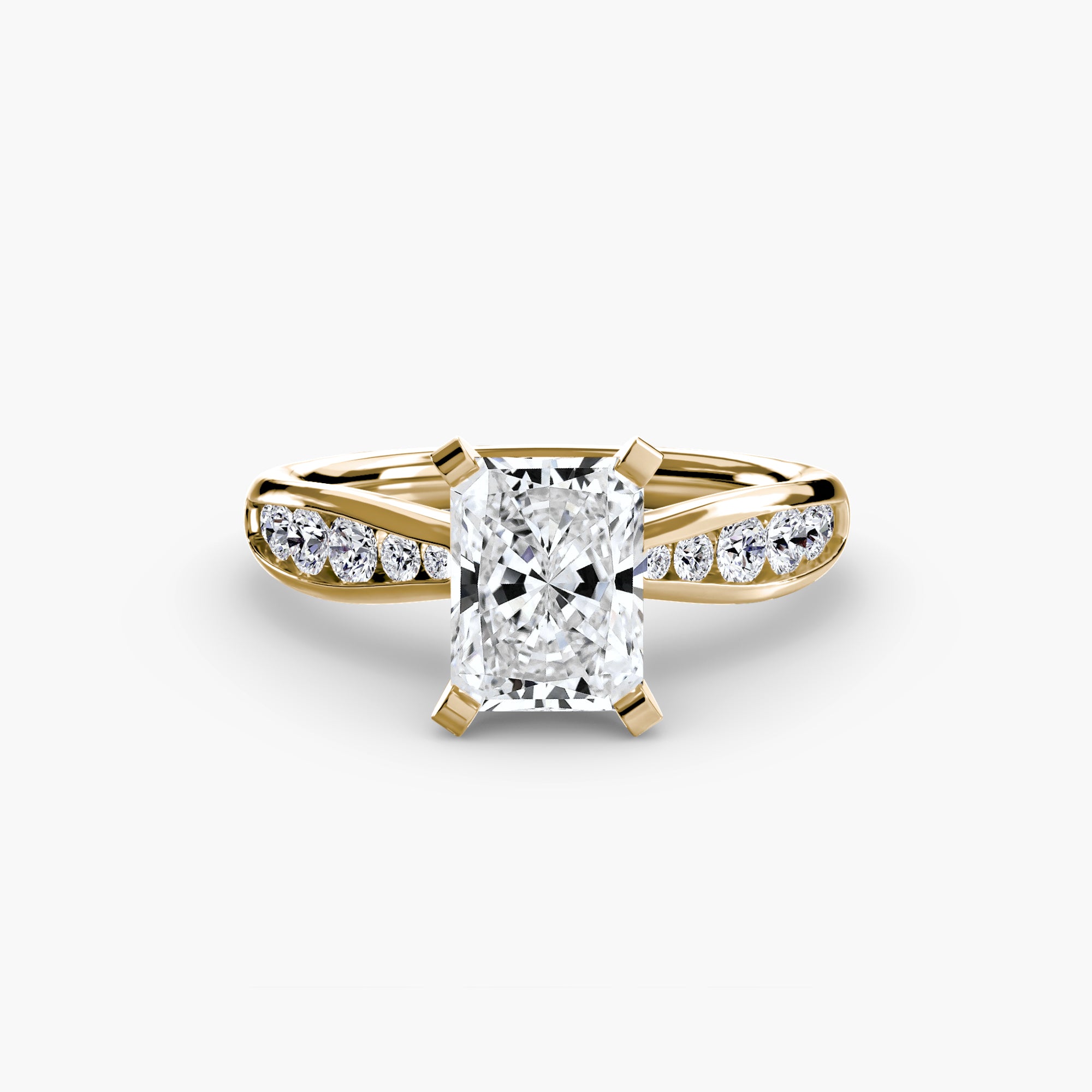 Inel de logodna Solitaire with Pavé III