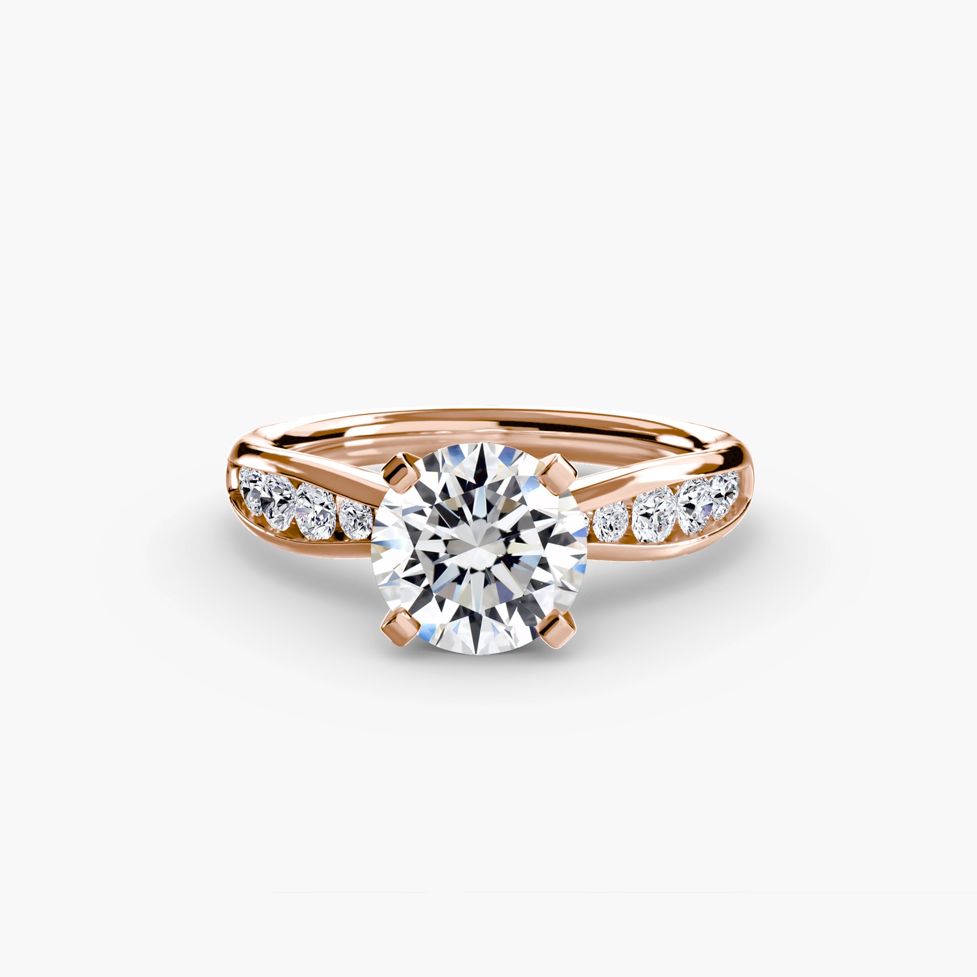 Inel de logodna Solitaire with Pavé III
